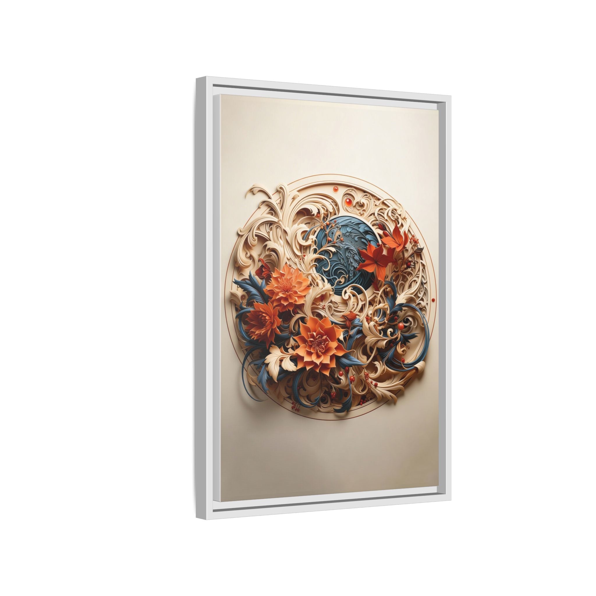 Elegant Floral & Bird Wall Art – Botanical Harmony Series