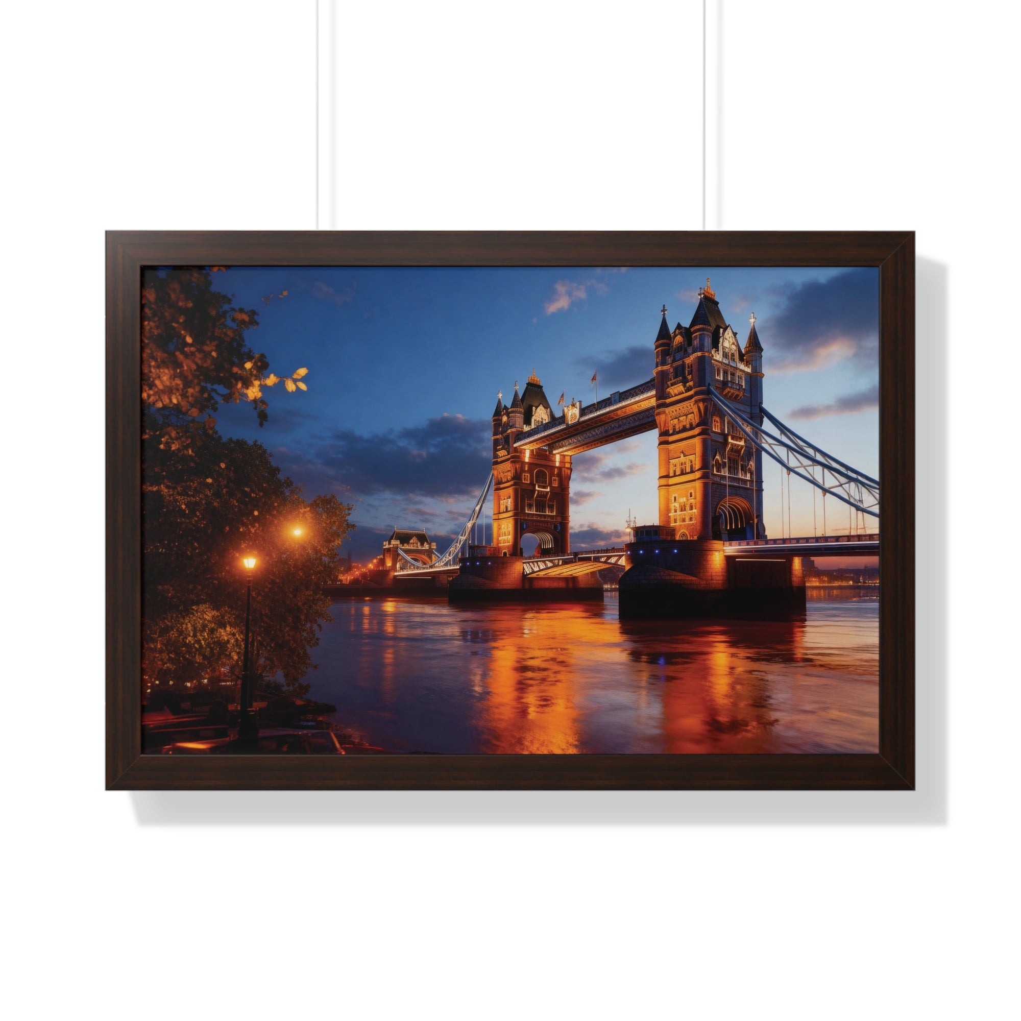 City Lights, London Nights – Tower Bridge Framed Art