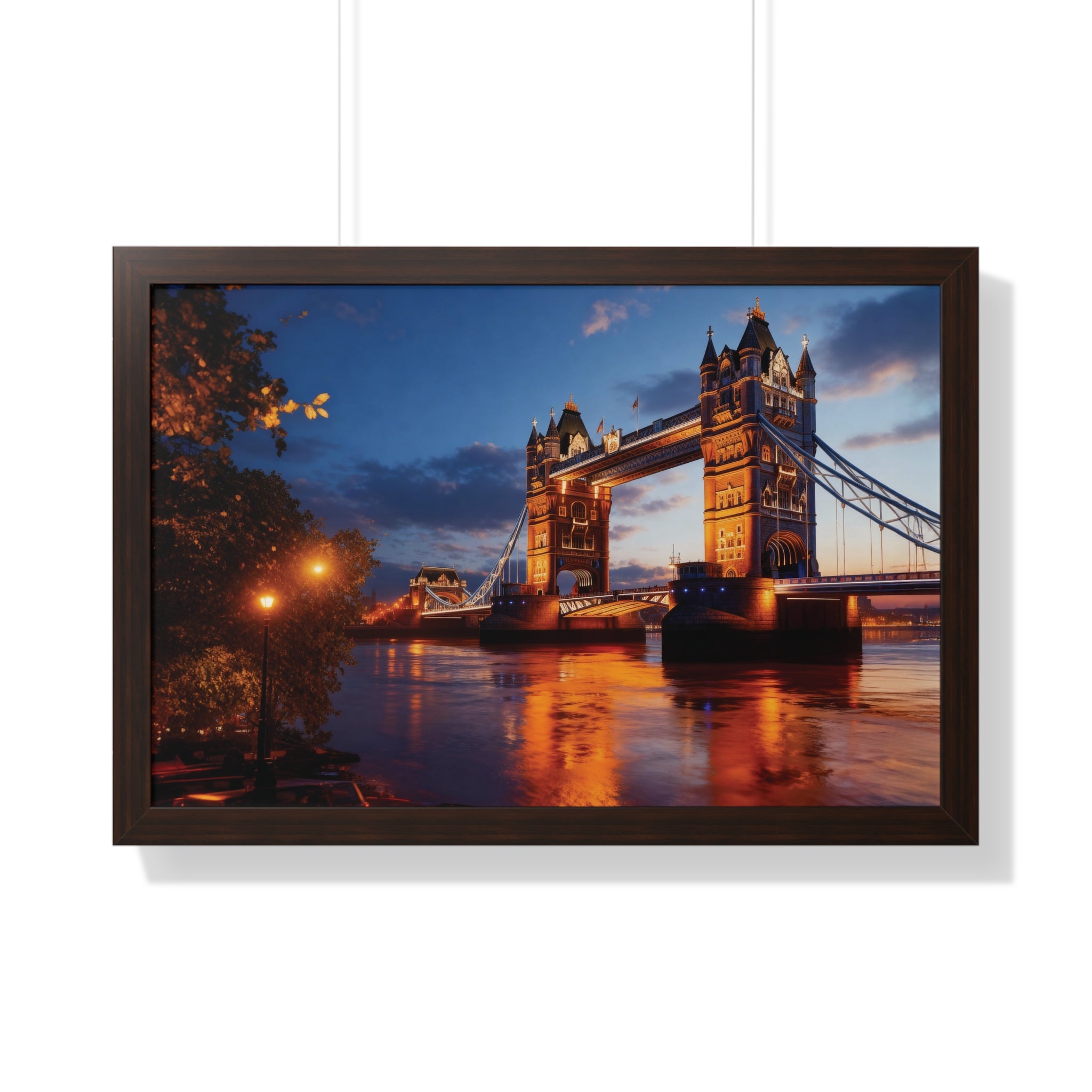 City Lights, London Nights – Tower Bridge Framed Art