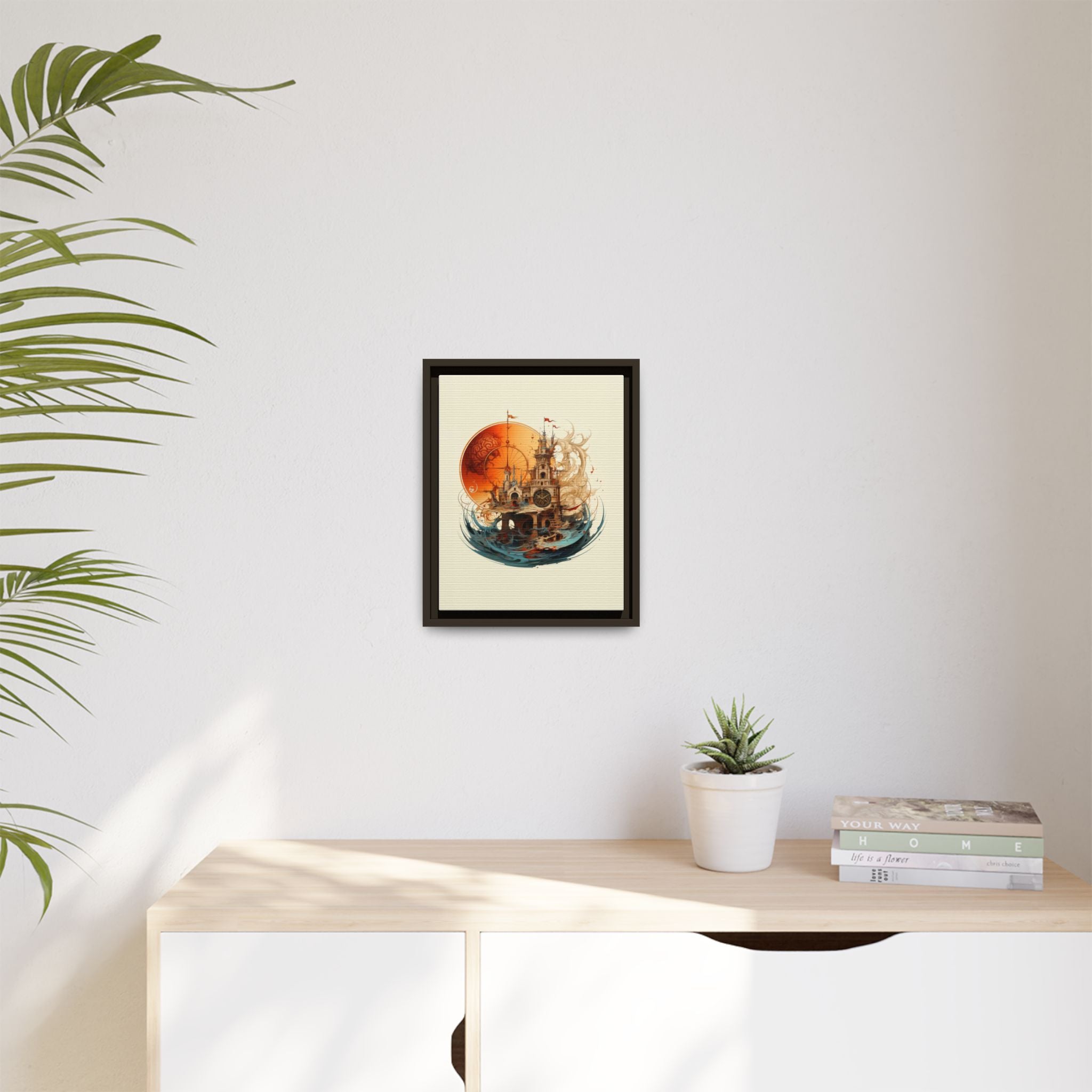 Submerged Legacy Drowning Fortress Wall Art