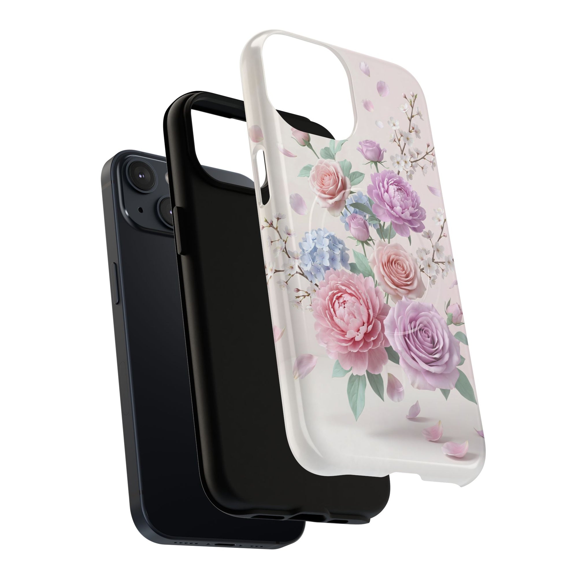 Blush Bloom Floral iPhone Case (MagSafe®)