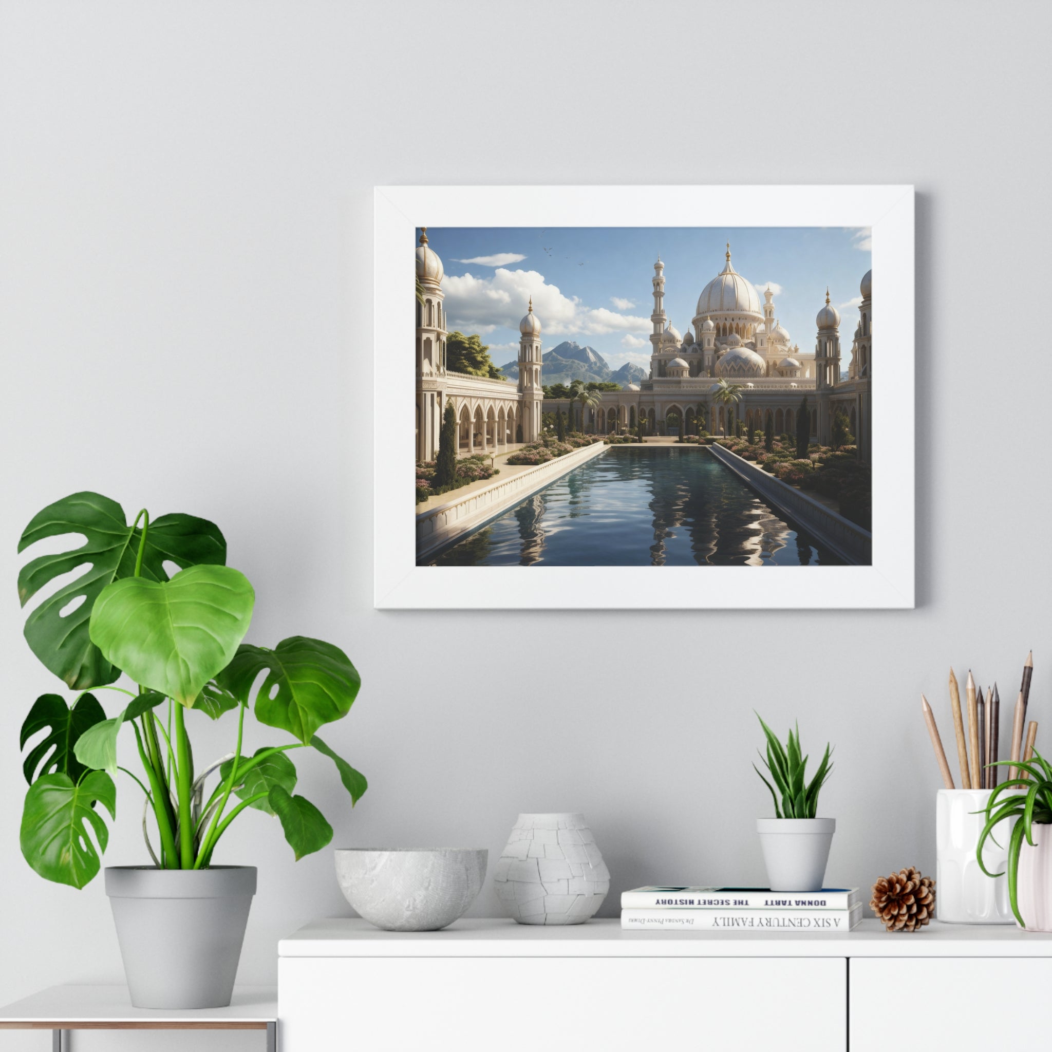Between Earth and Prayer – Mountain Mosque Wall Art