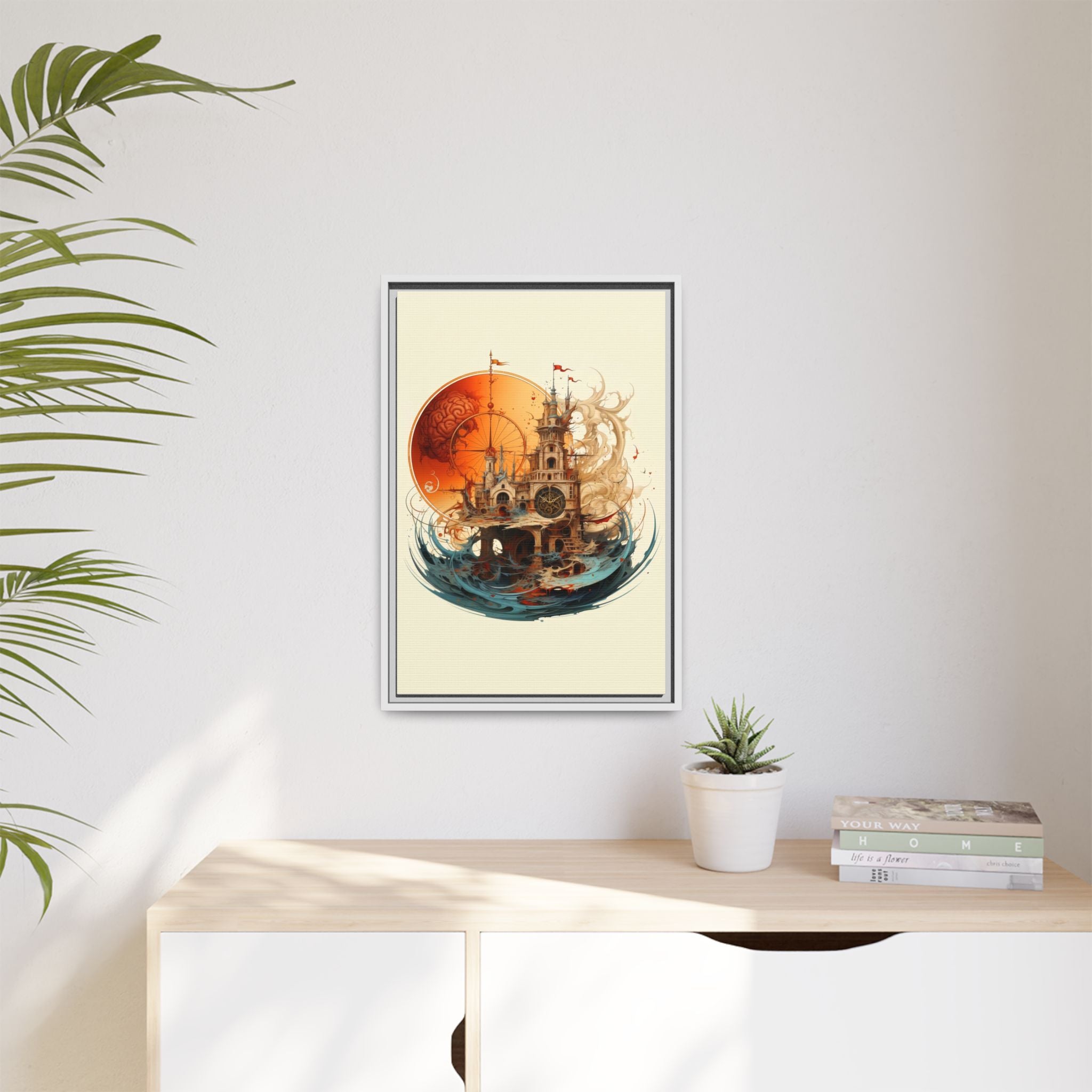 Submerged Legacy Drowning Fortress Wall Art