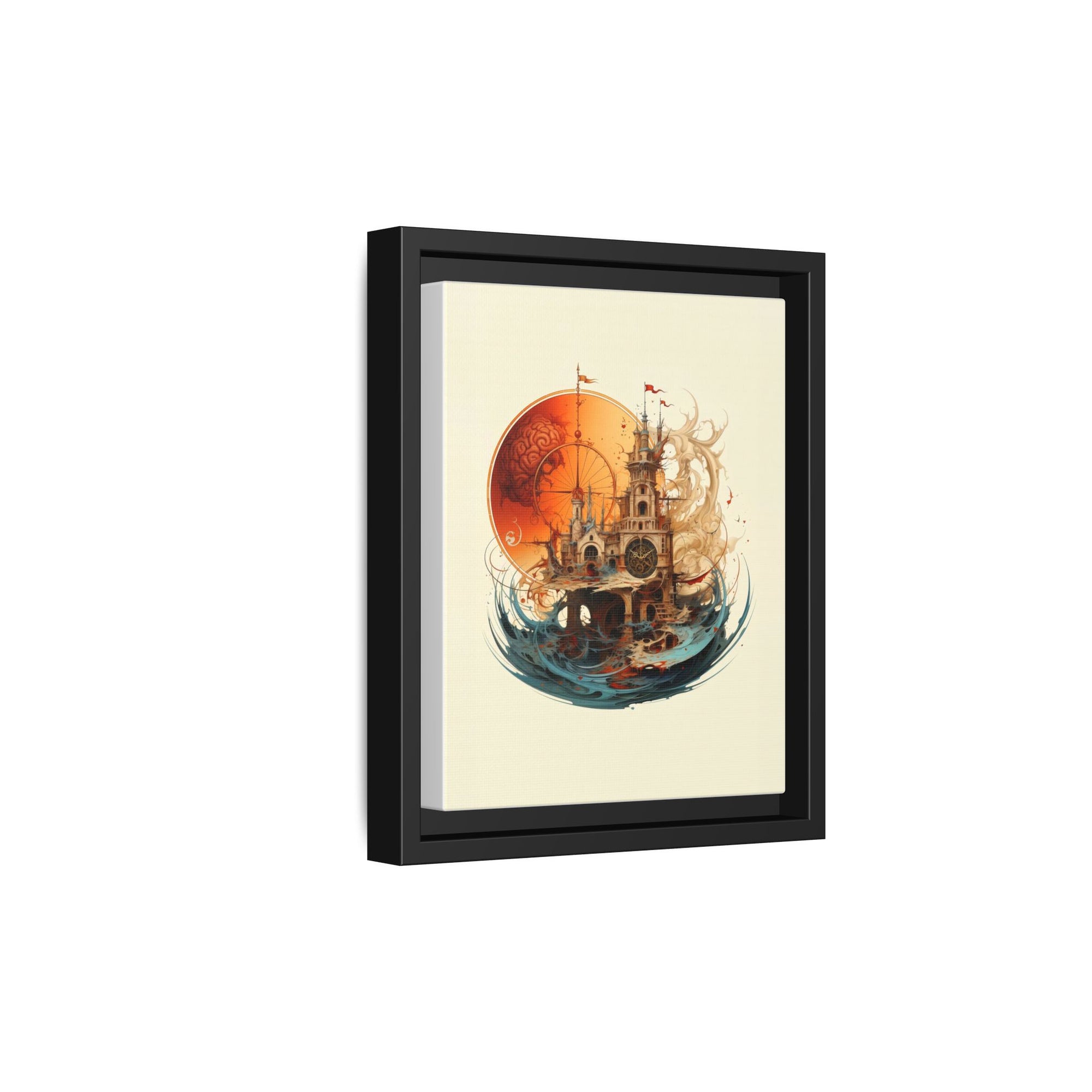 Submerged Legacy Drowning Fortress Wall Art