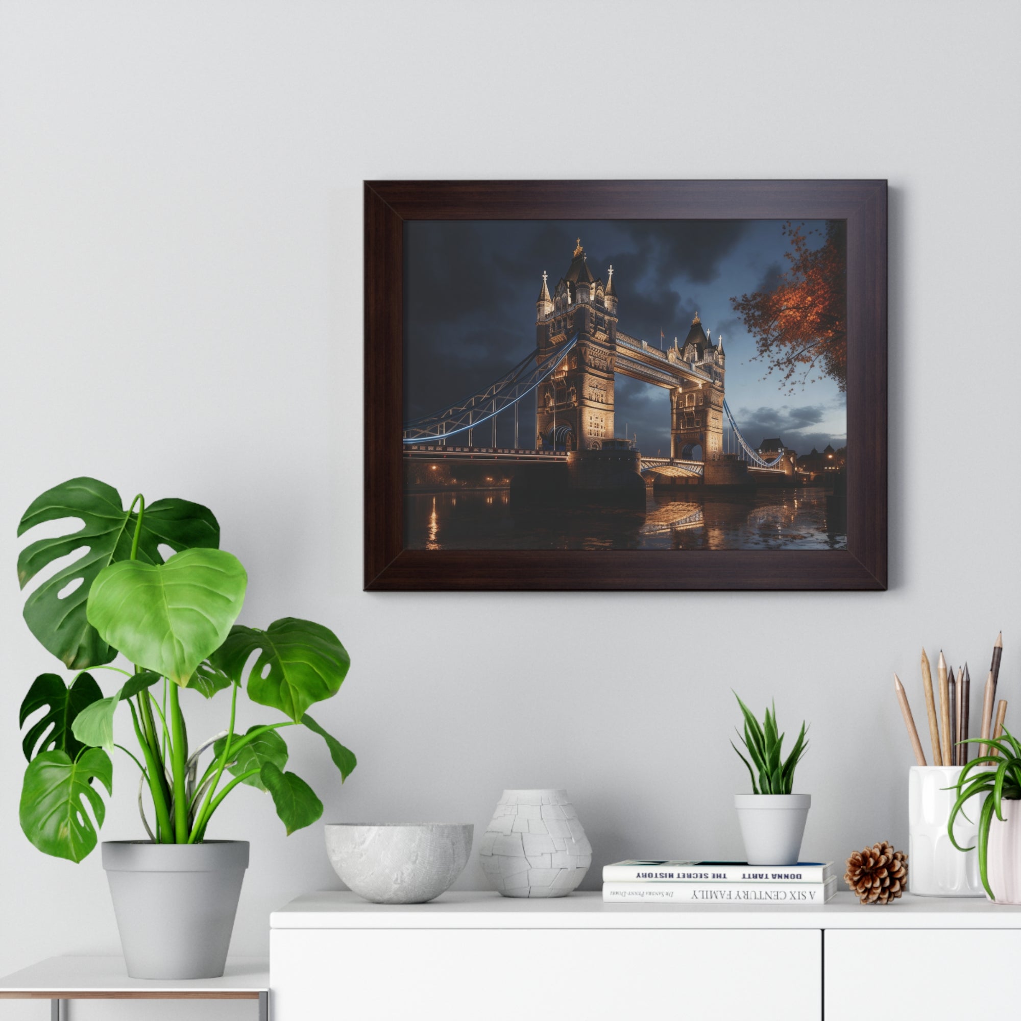 Tower Bridge Nocturne – London Nightscape Wall Art