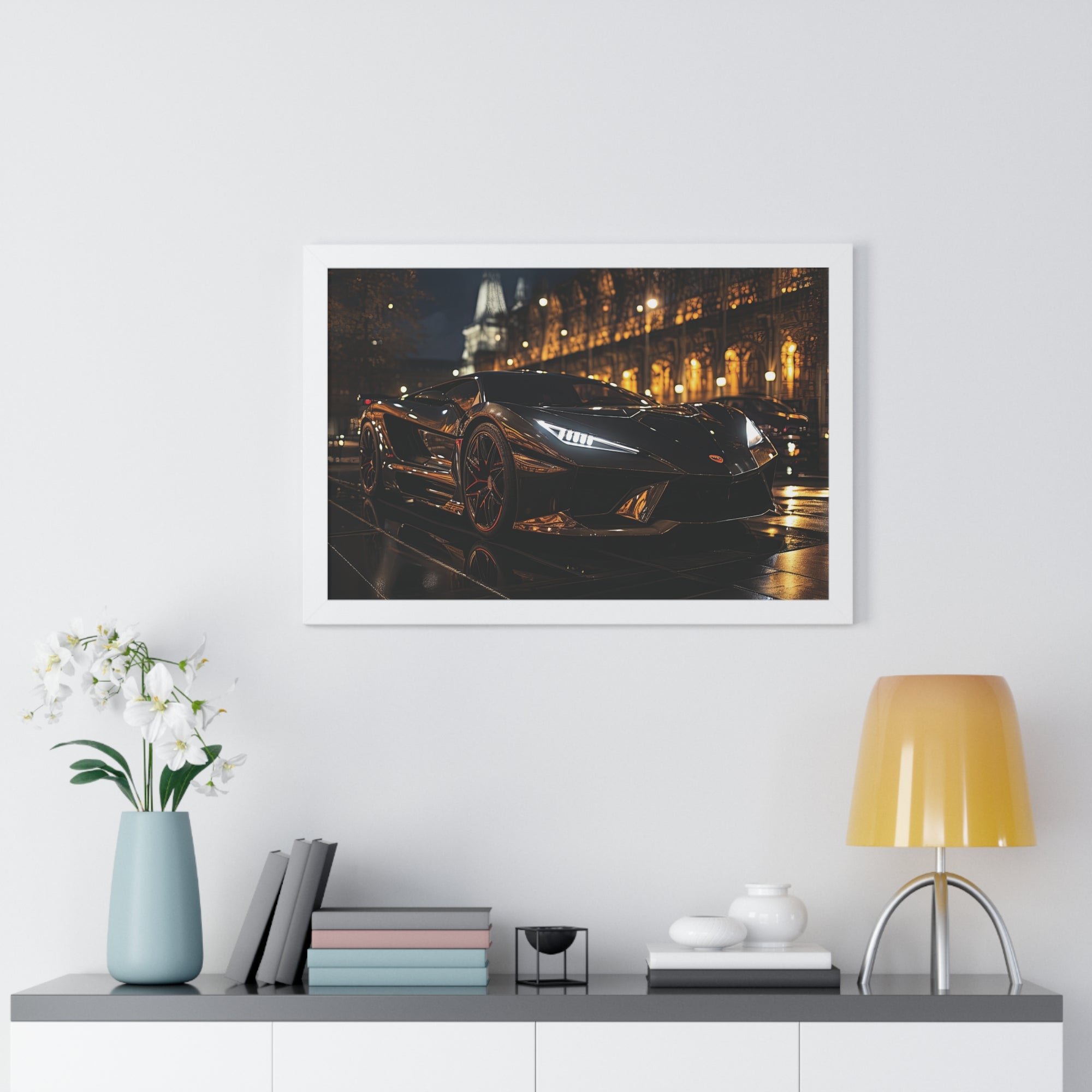 Murciélago Majesty – Framed Lamborghini Wall Art