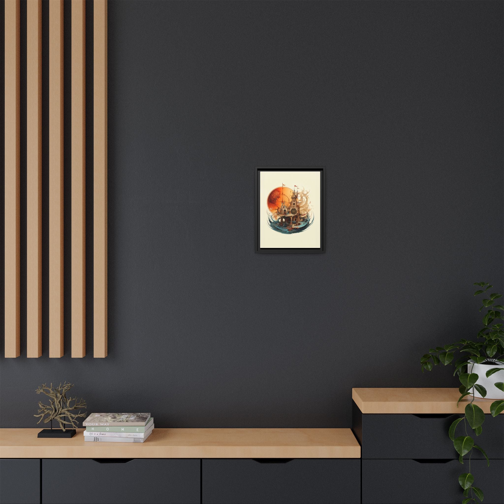Submerged Legacy Drowning Fortress Wall Art