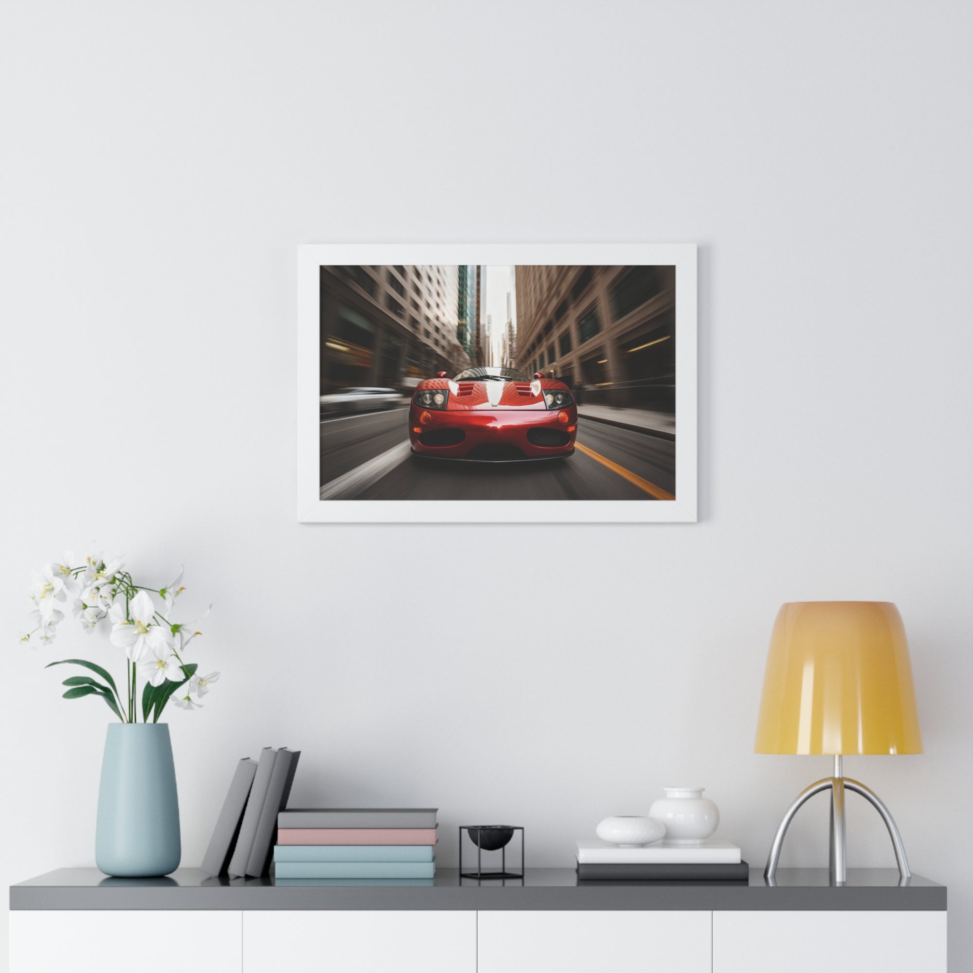 Ferrari F50 Wall Art in Urban Jungle