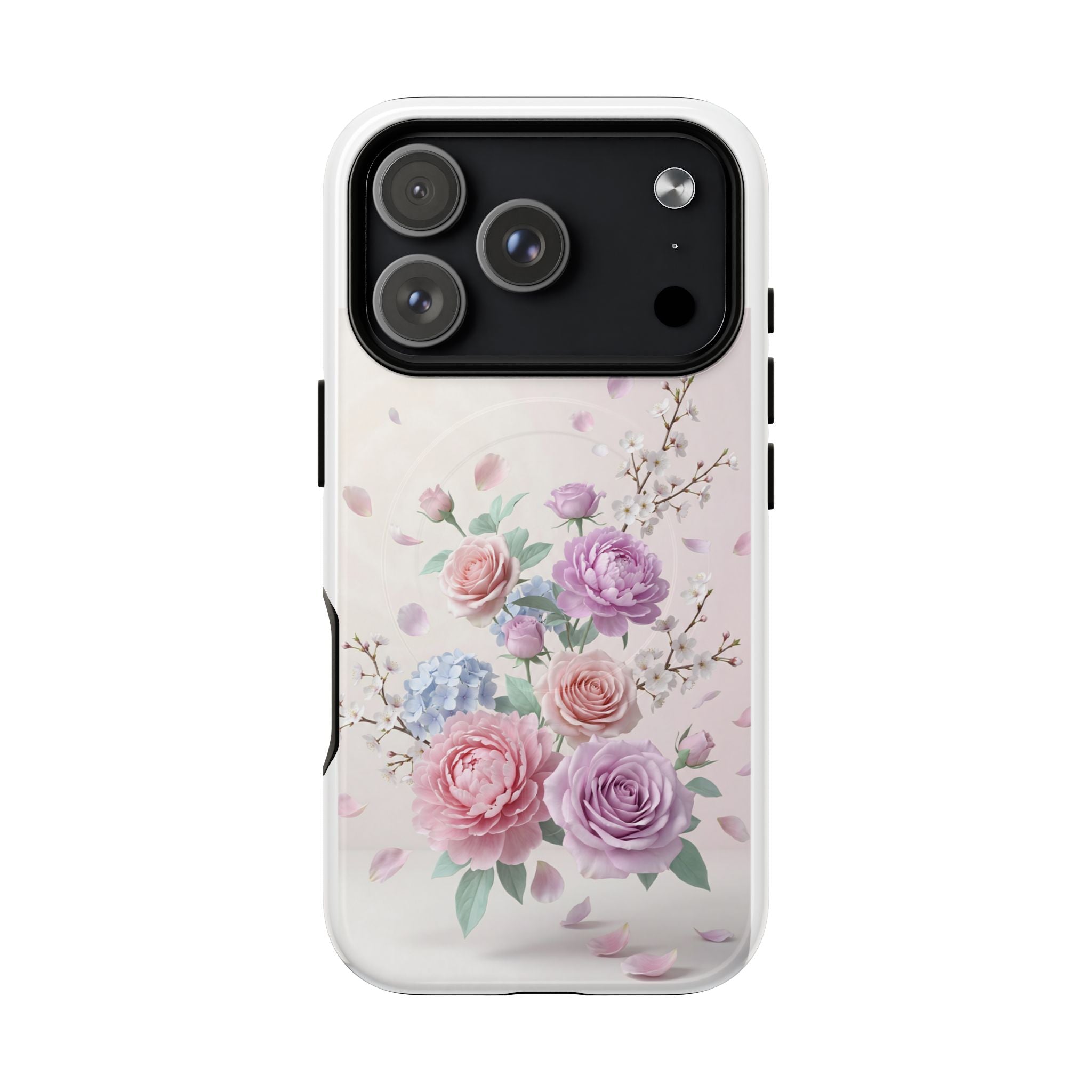 Blush Bloom Floral iPhone Case (MagSafe®)