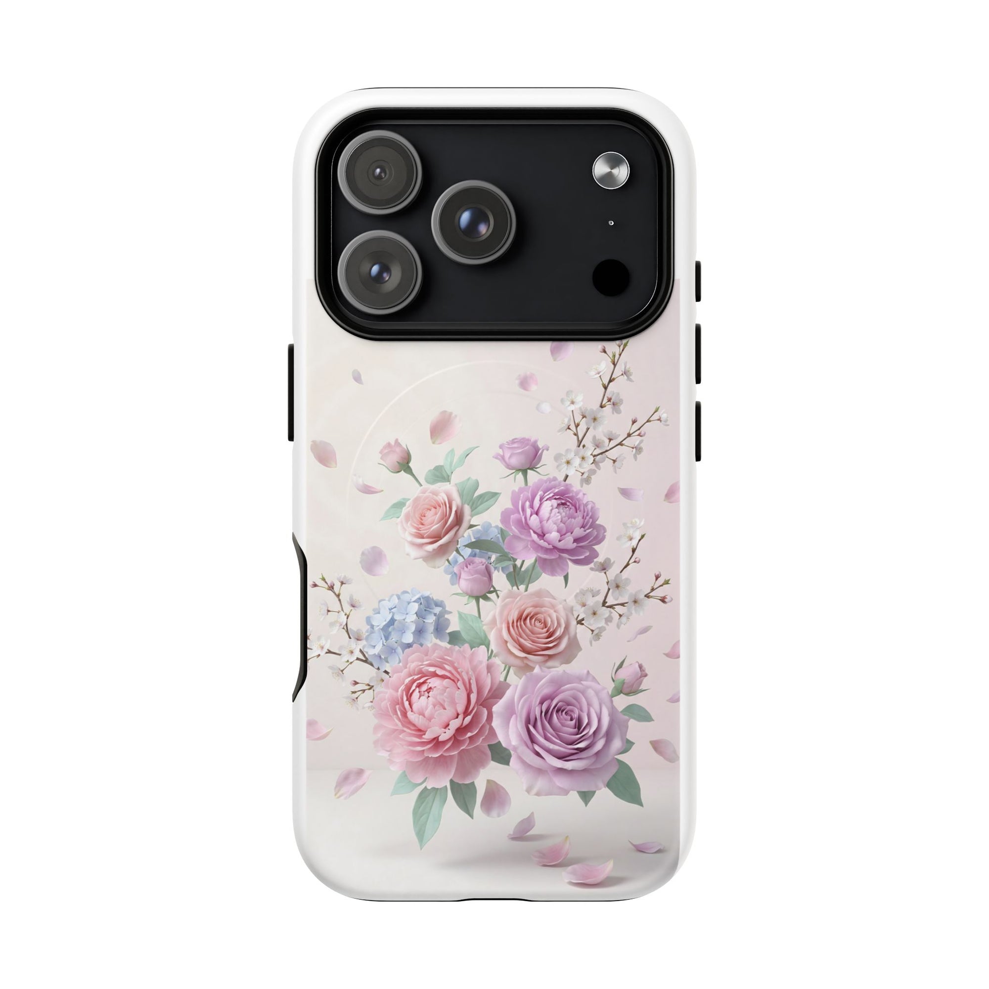 Blush Bloom Floral iPhone Case (MagSafe®)