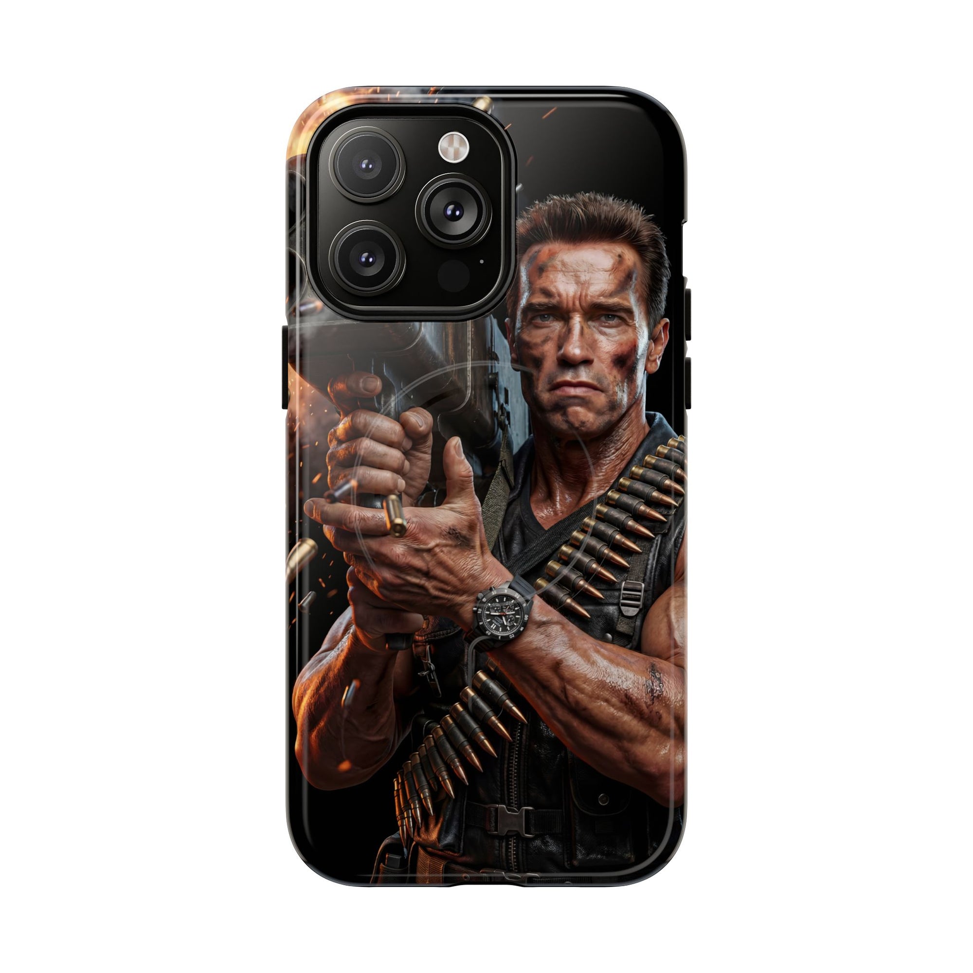 Arnold Schwarzenegger Explosive Action Edition iPhone Case (MagSafe®)