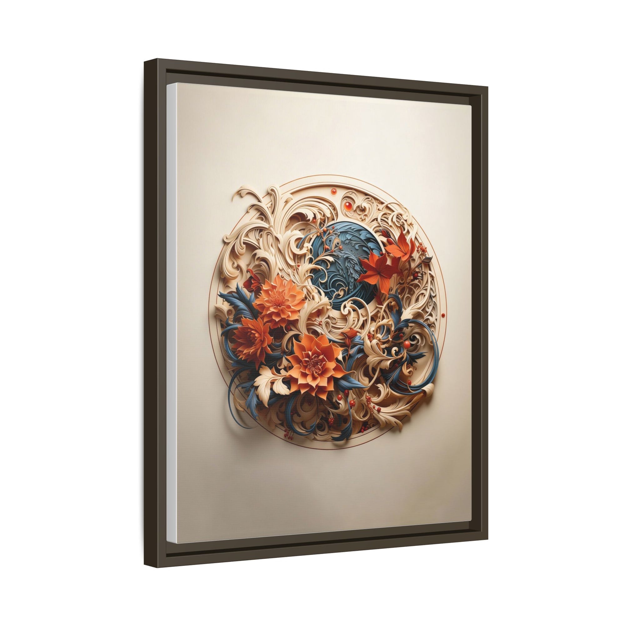Elegant Floral & Bird Wall Art – Botanical Harmony Series