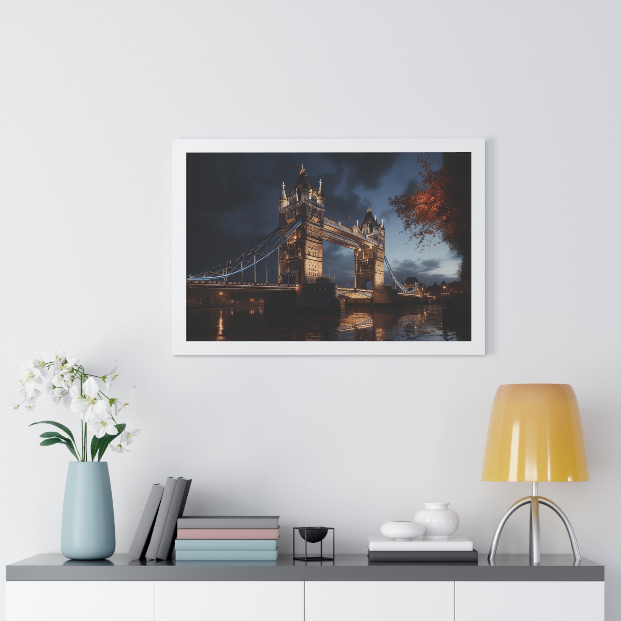 Tower Bridge Nocturne – London Nightscape Wall Art