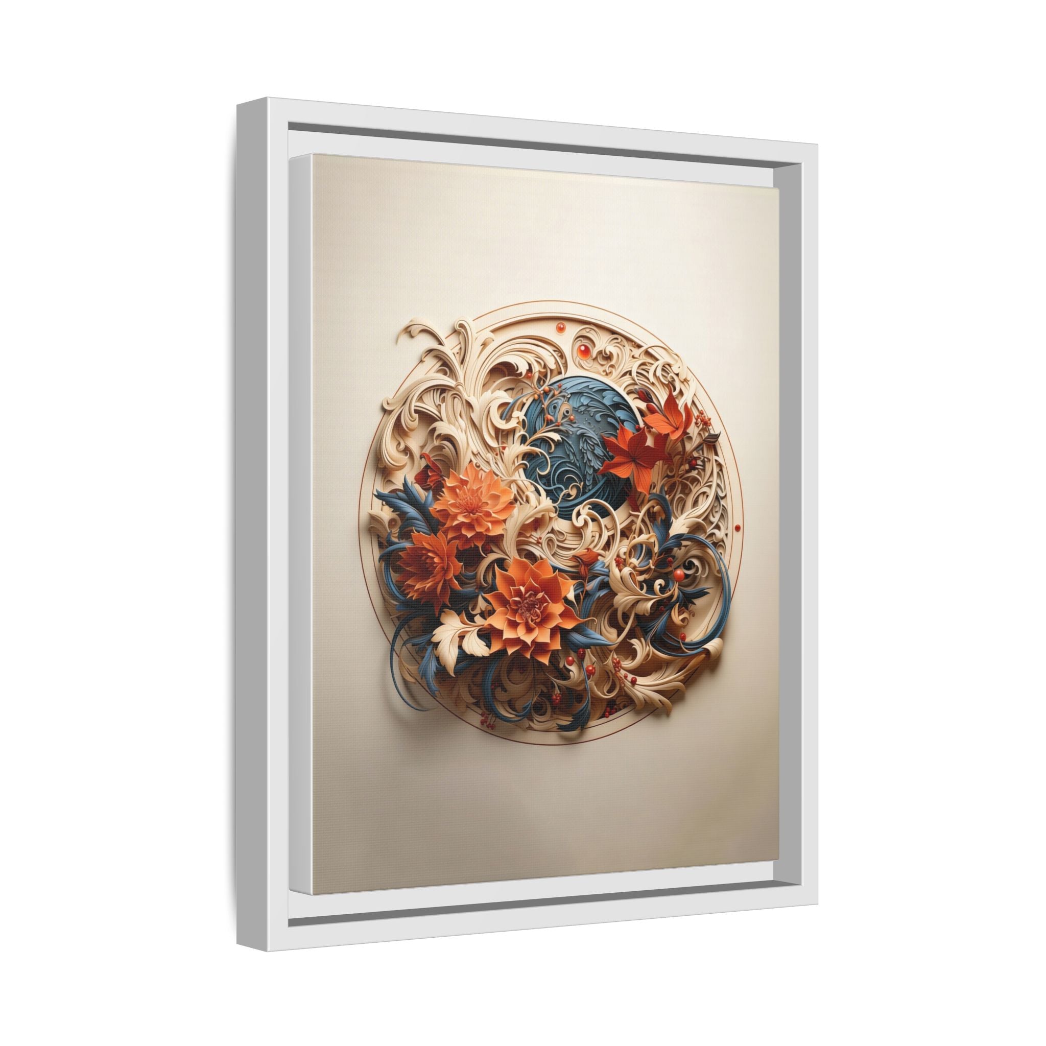 Elegant Floral & Bird Wall Art – Botanical Harmony Series