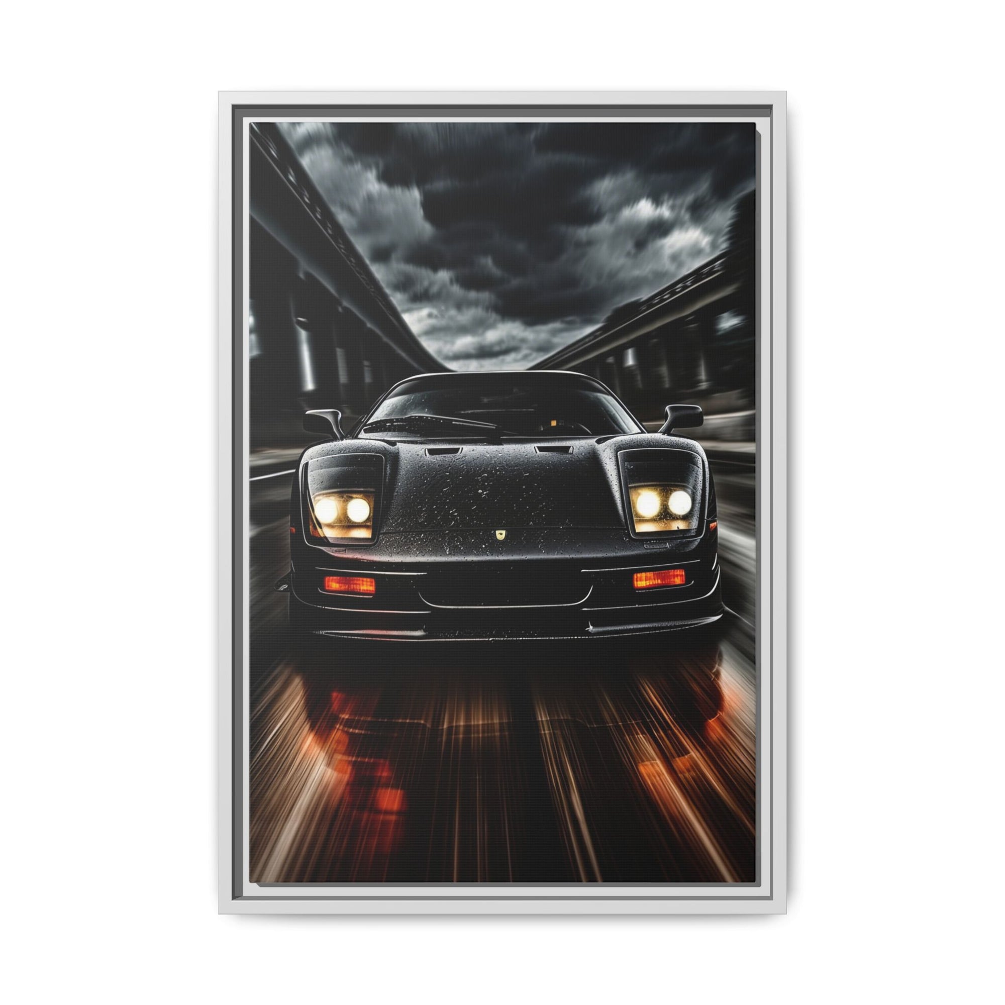 Black Ferrari F40 pop-up Headlights