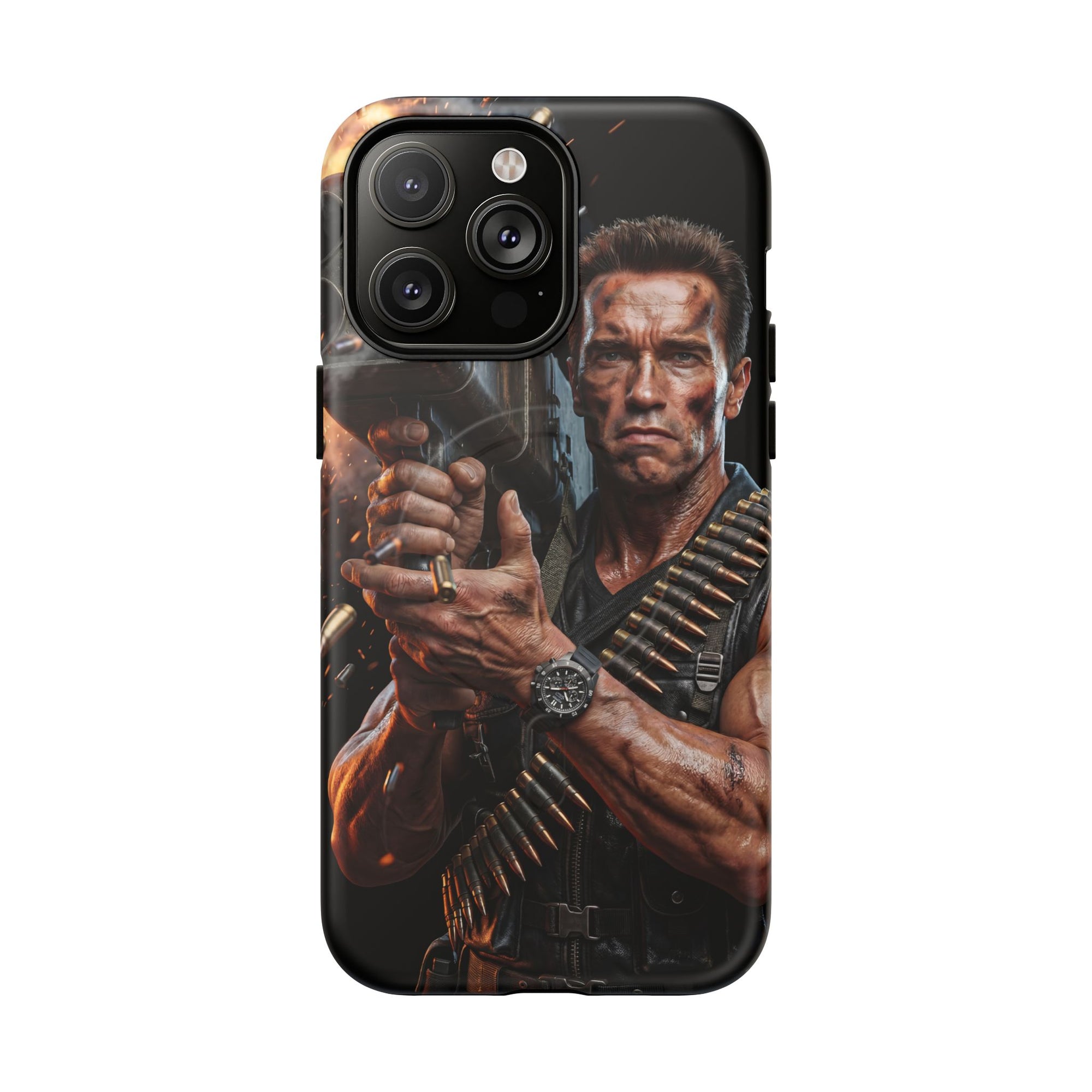 Arnold Schwarzenegger Explosive Action Edition iPhone Case (MagSafe®)
