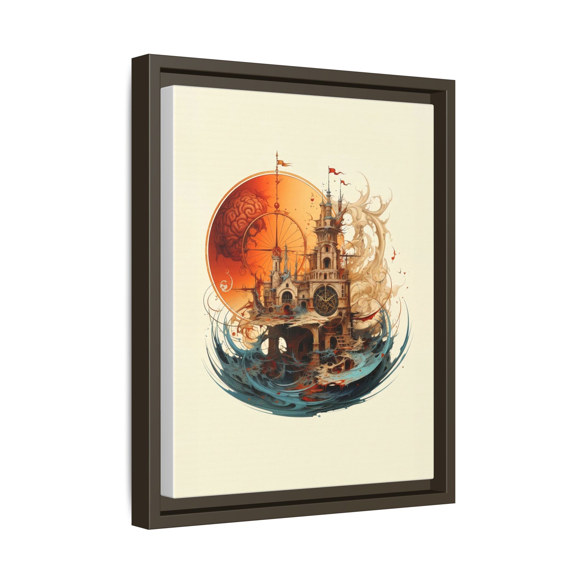 Submerged Legacy Drowning Fortress Wall Art