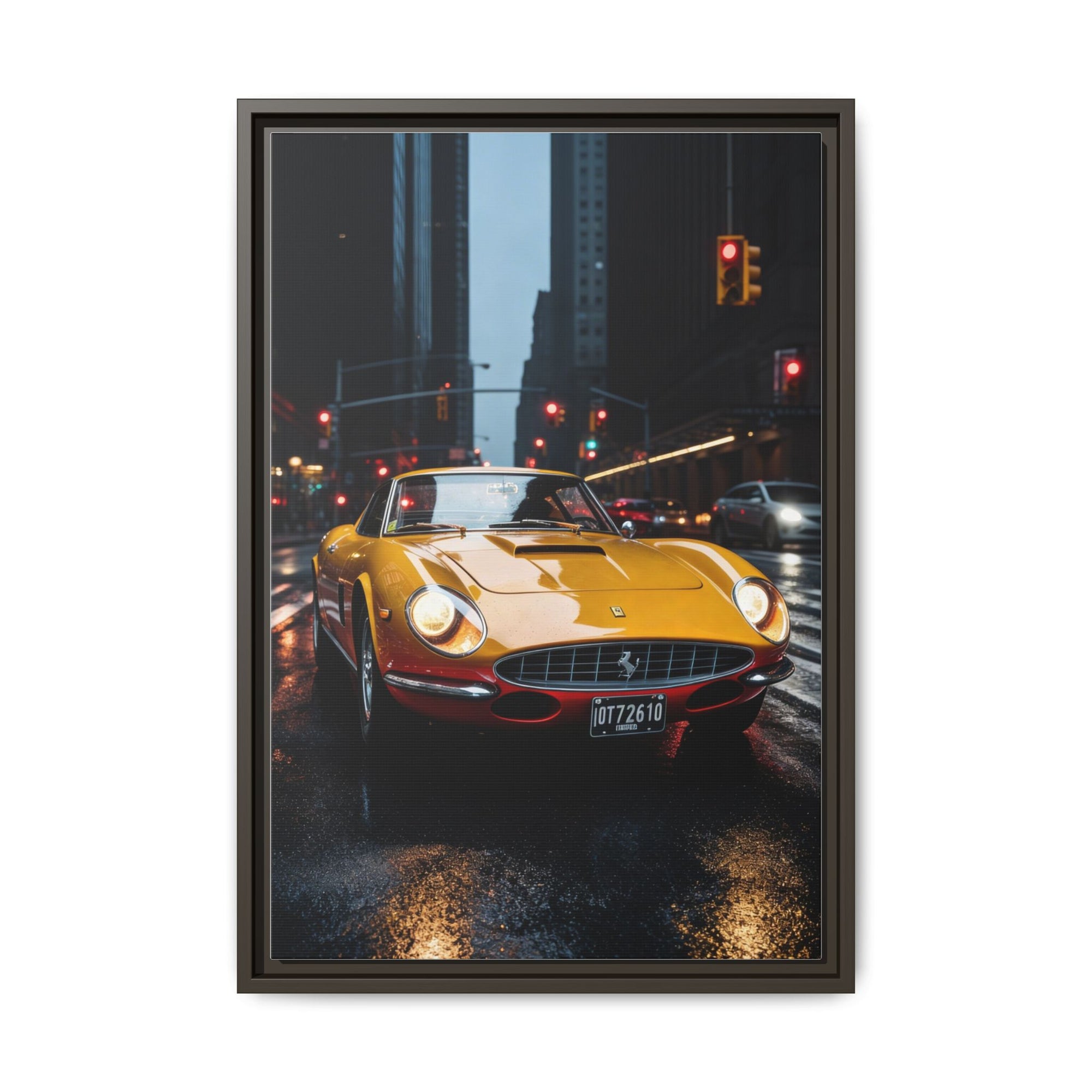 Classic Ferrari 275 GTB/4 produced by Ferrari between 1966 and 1968