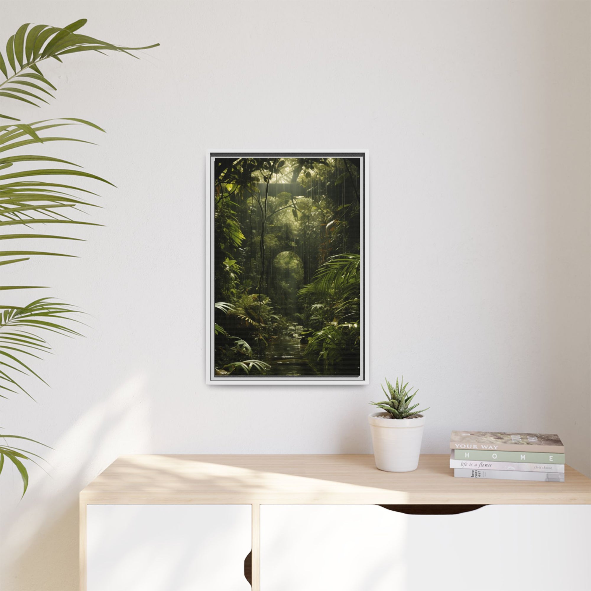 Verdant Mirage Jungle Portal Illusion