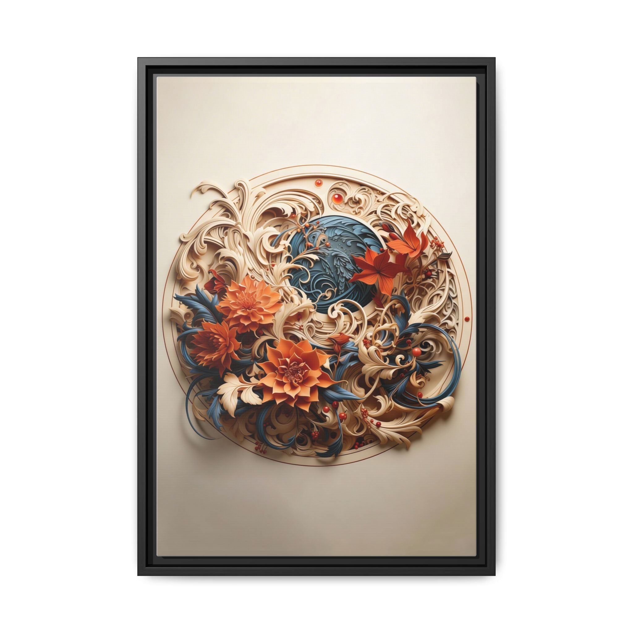 Elegant Floral & Bird Wall Art – Botanical Harmony Series