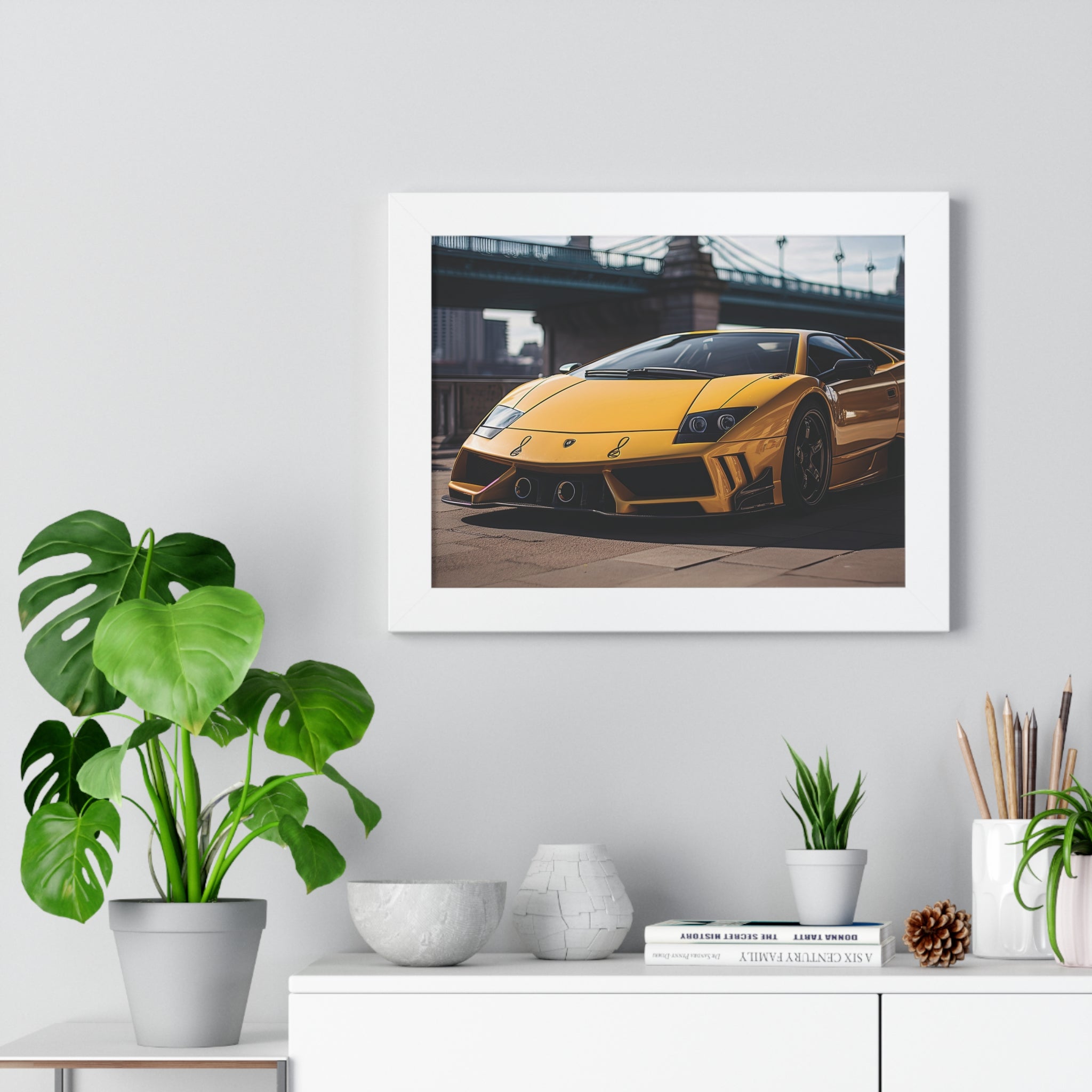 Striking Supercar Lamborghini Murciélago Framed Print