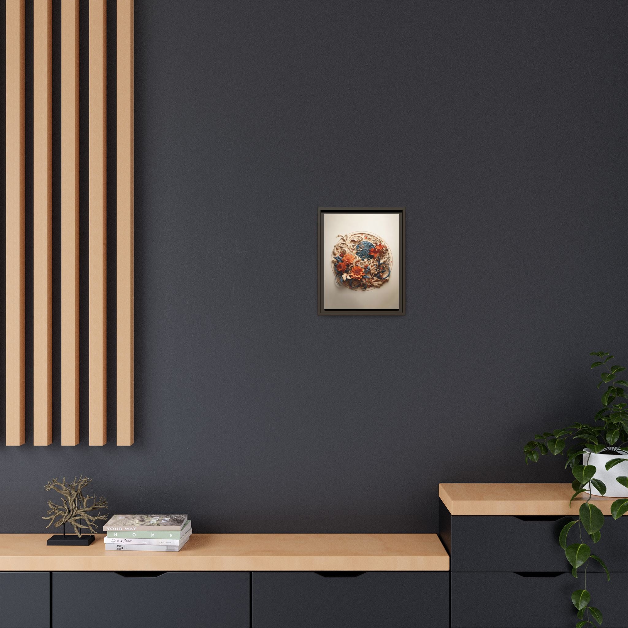 Elegant Floral & Bird Wall Art – Botanical Harmony Series