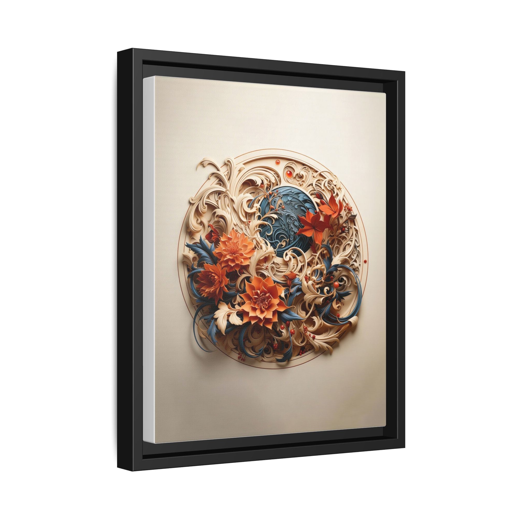 Elegant Floral & Bird Wall Art – Botanical Harmony Series