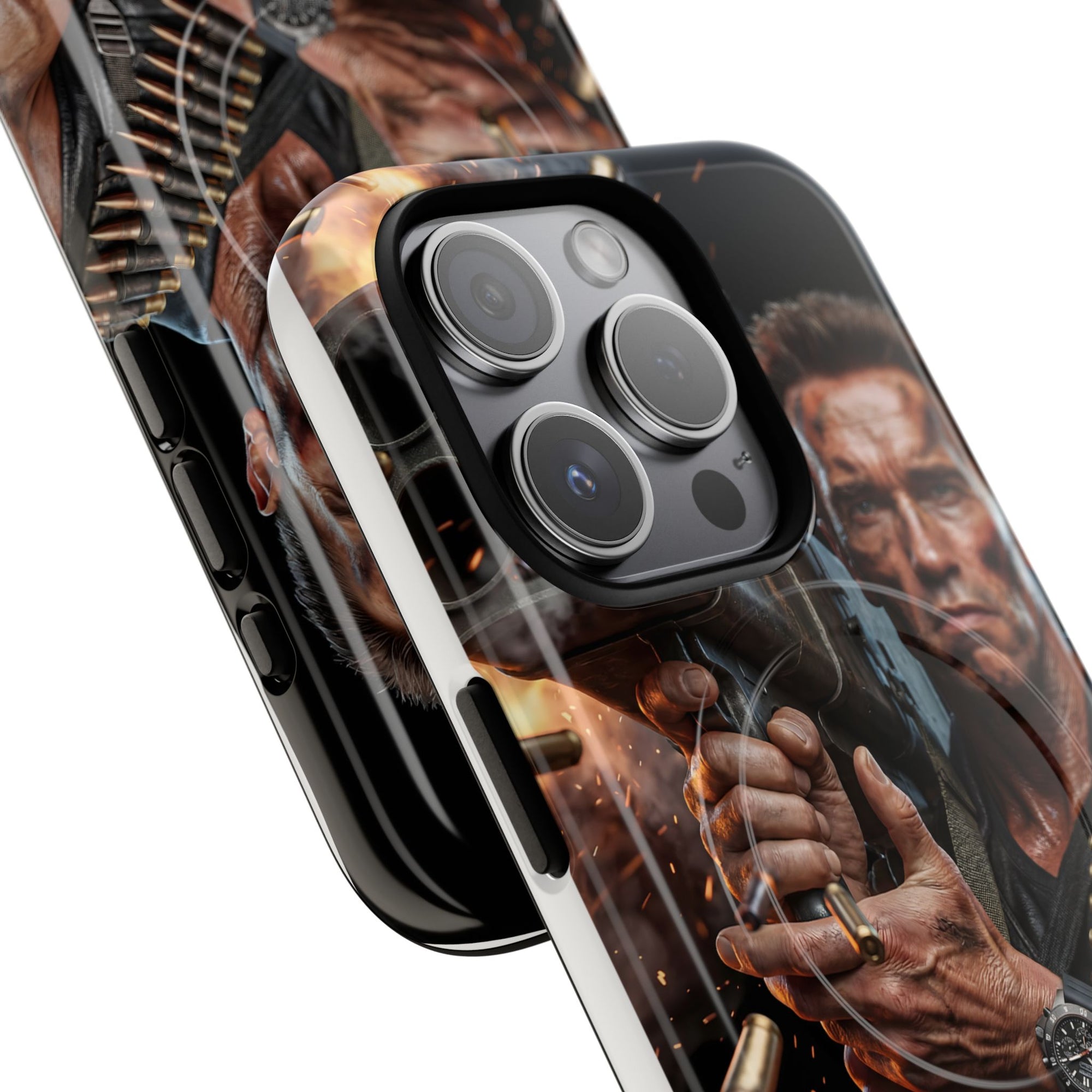Arnold Schwarzenegger Explosive Action Edition iPhone Case (MagSafe®)