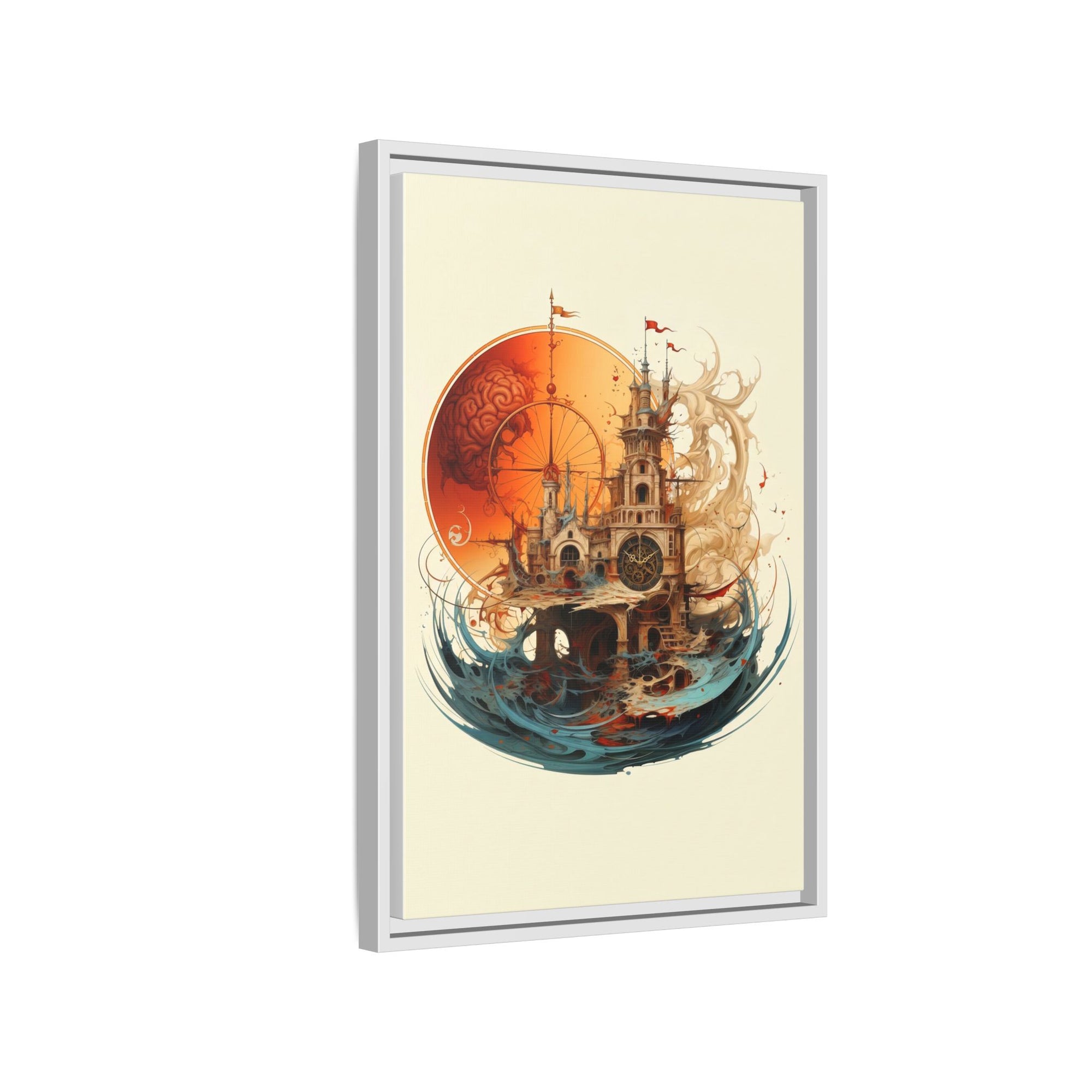 Submerged Legacy Drowning Fortress Wall Art