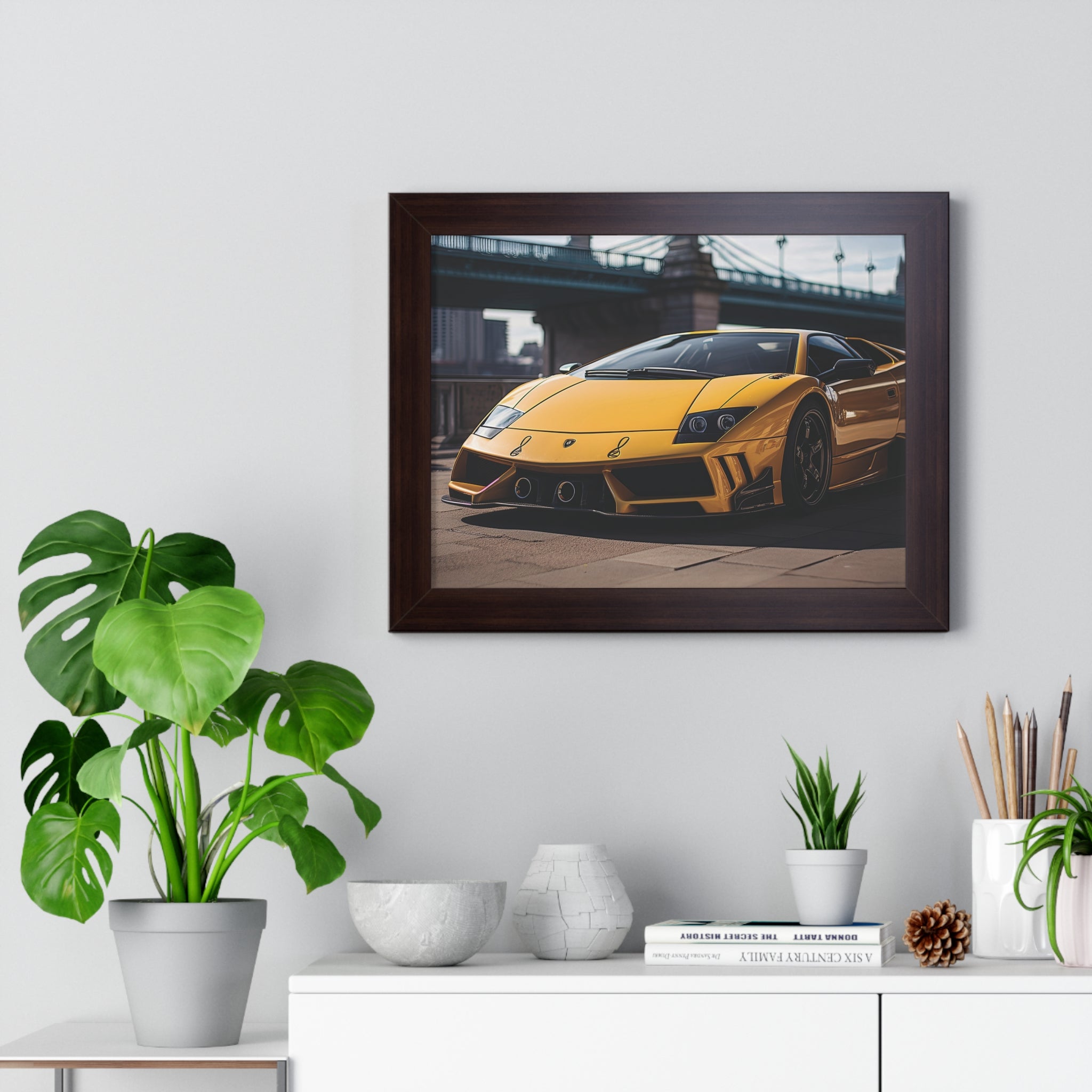 Striking Supercar Lamborghini Murciélago Framed Print