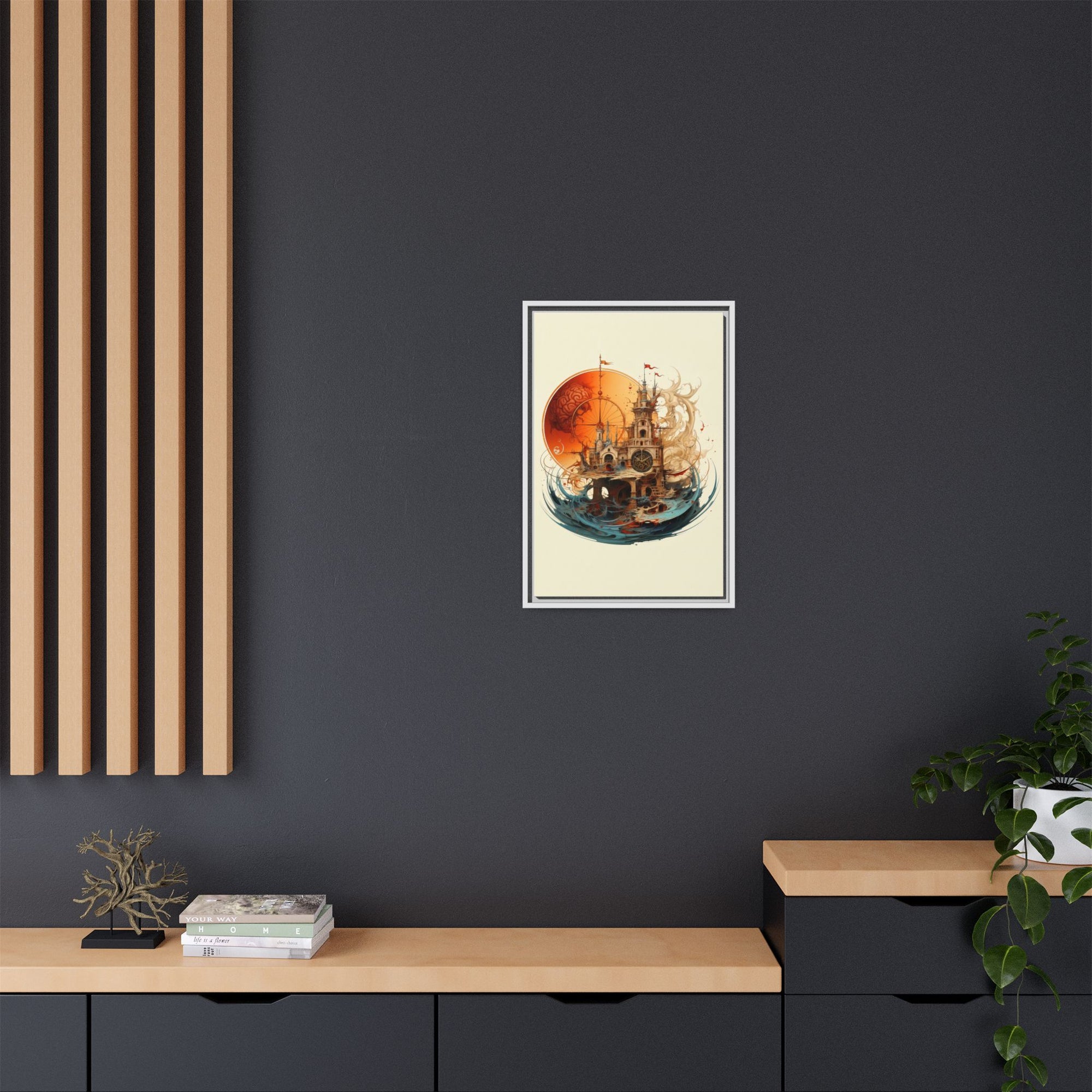 Submerged Legacy Drowning Fortress Wall Art