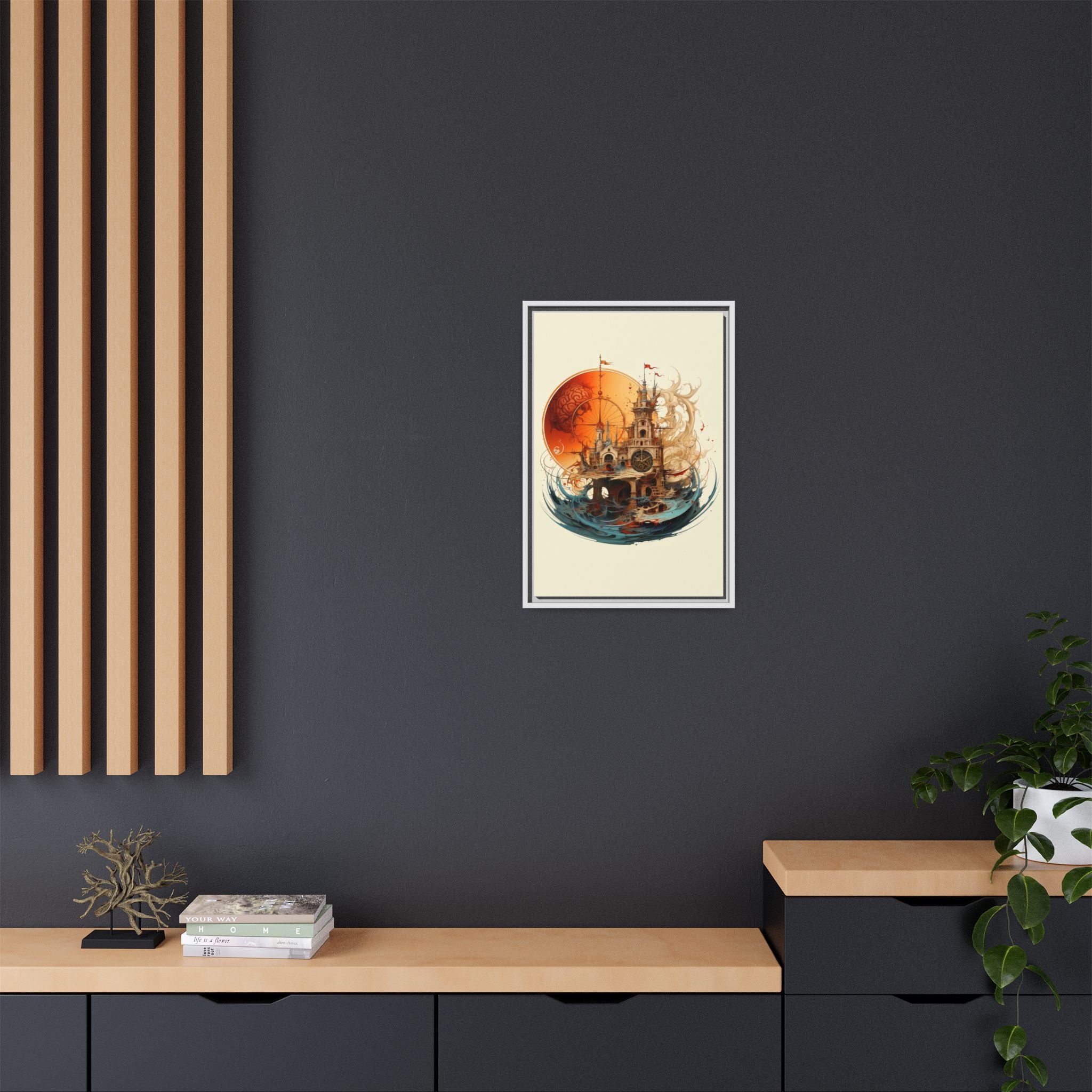 Submerged Legacy Drowning Fortress Wall Art