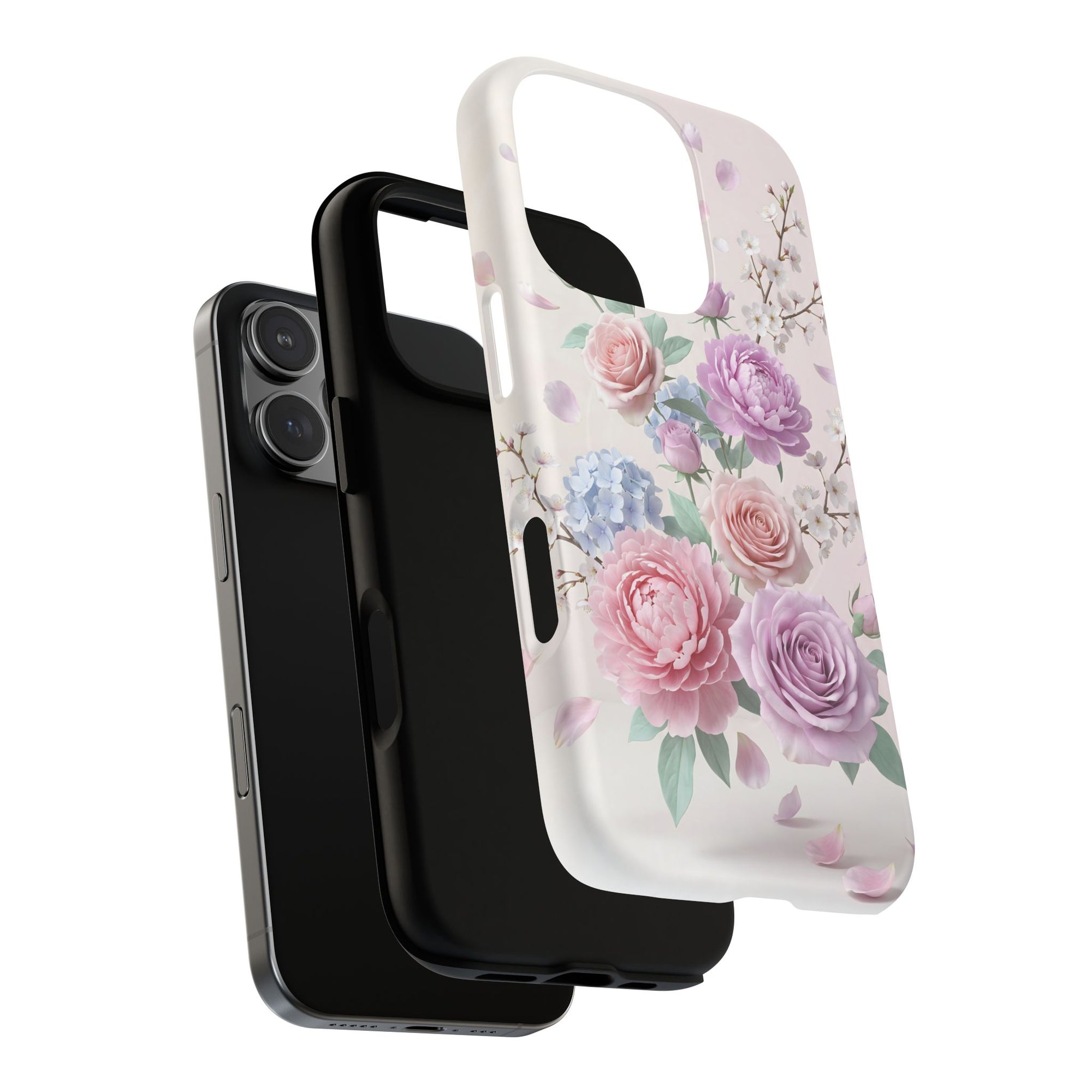 Blush Bloom Floral iPhone Case (MagSafe®)
