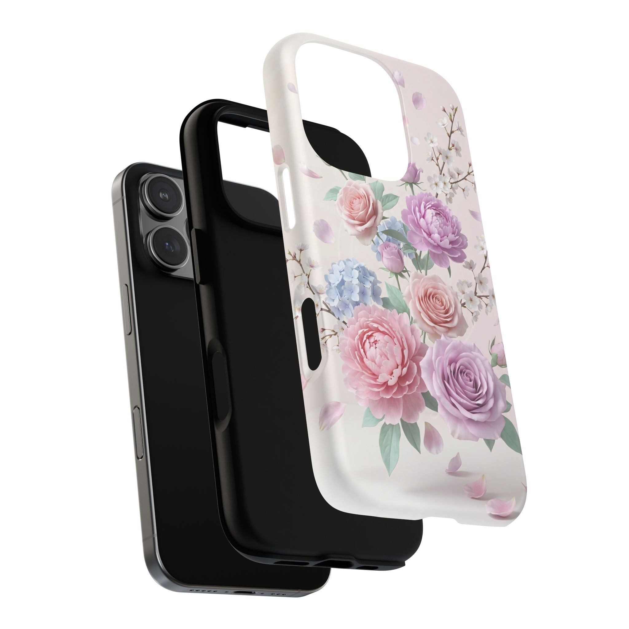 Blush Bloom Floral iPhone Case (MagSafe®)