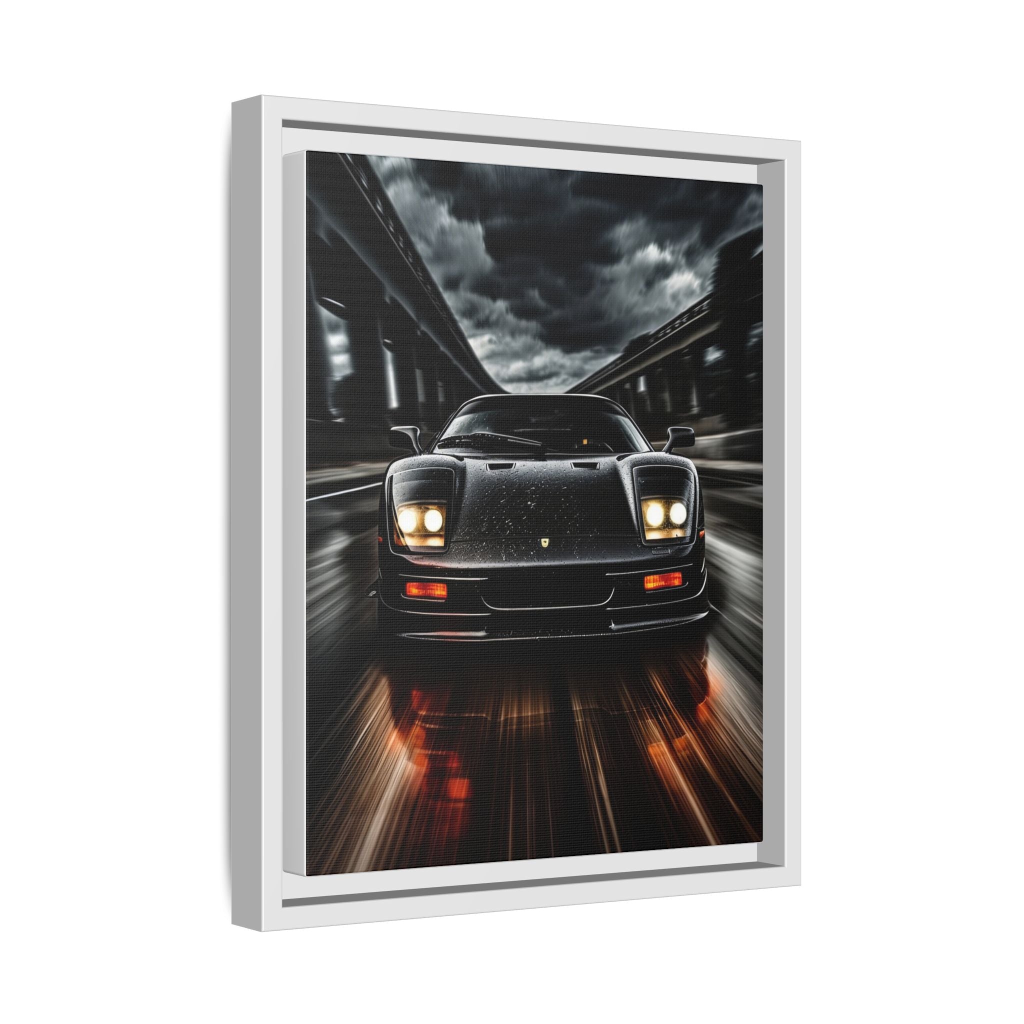 Black Ferrari F40 pop-up Headlights