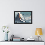 Urban Peaks – Snowy Landscape Meets Modern Cityscape