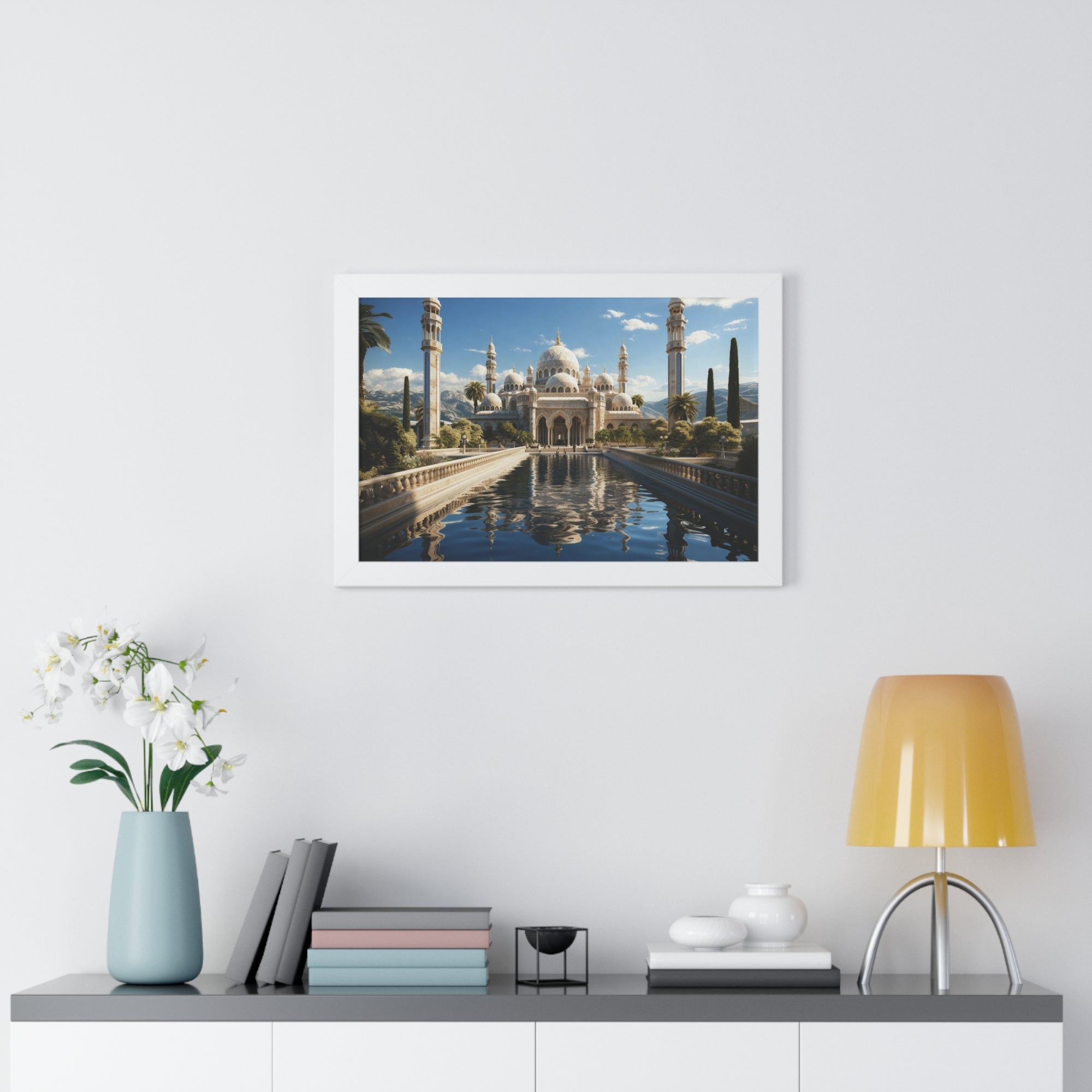 The Gilded Calm – Premium Mosque Wall Art