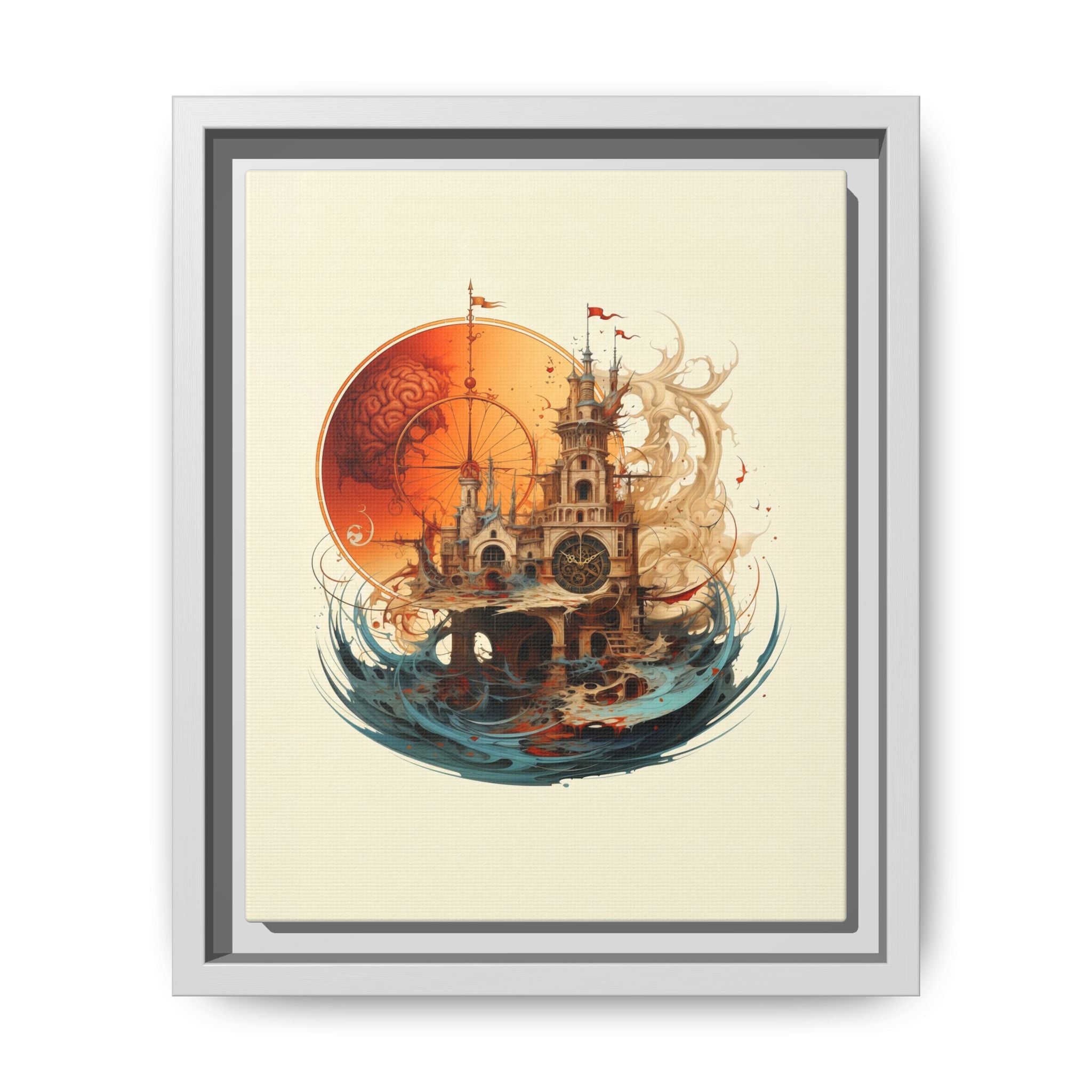 Submerged Legacy Drowning Fortress Wall Art