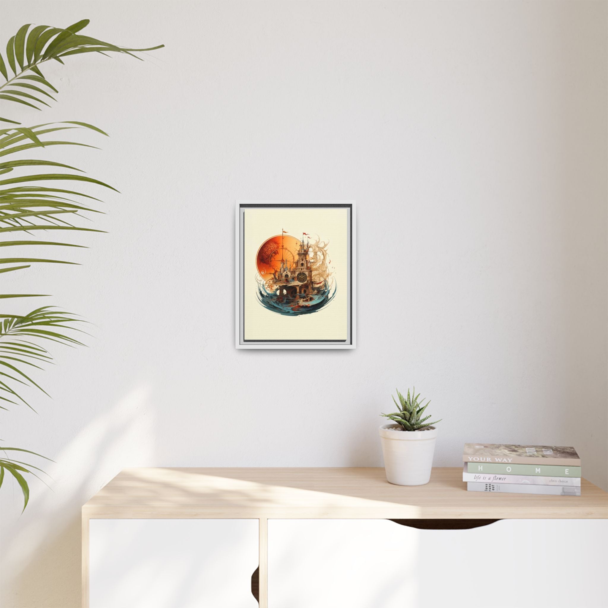 Submerged Legacy Drowning Fortress Wall Art