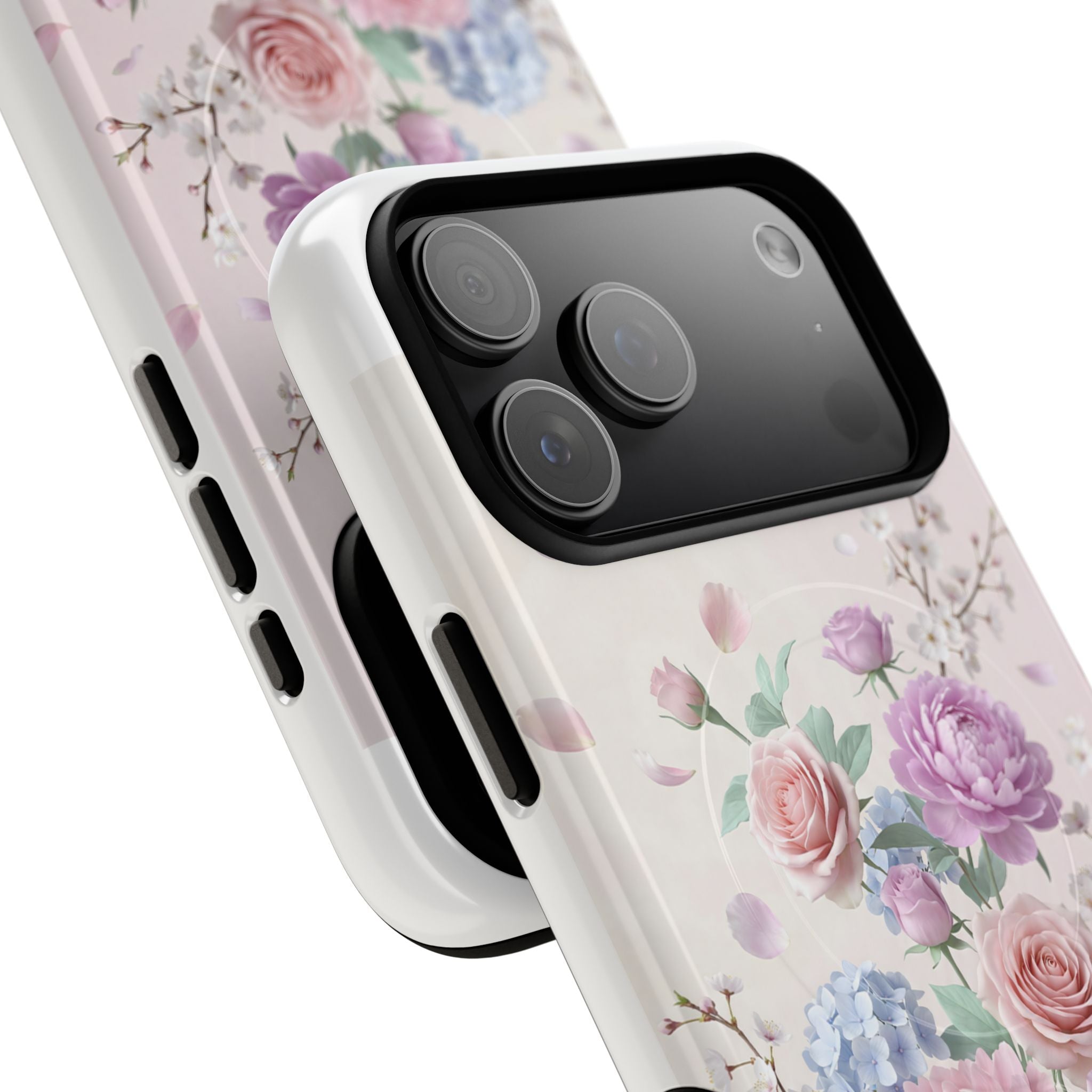 Blush Bloom Floral iPhone Case (MagSafe®)