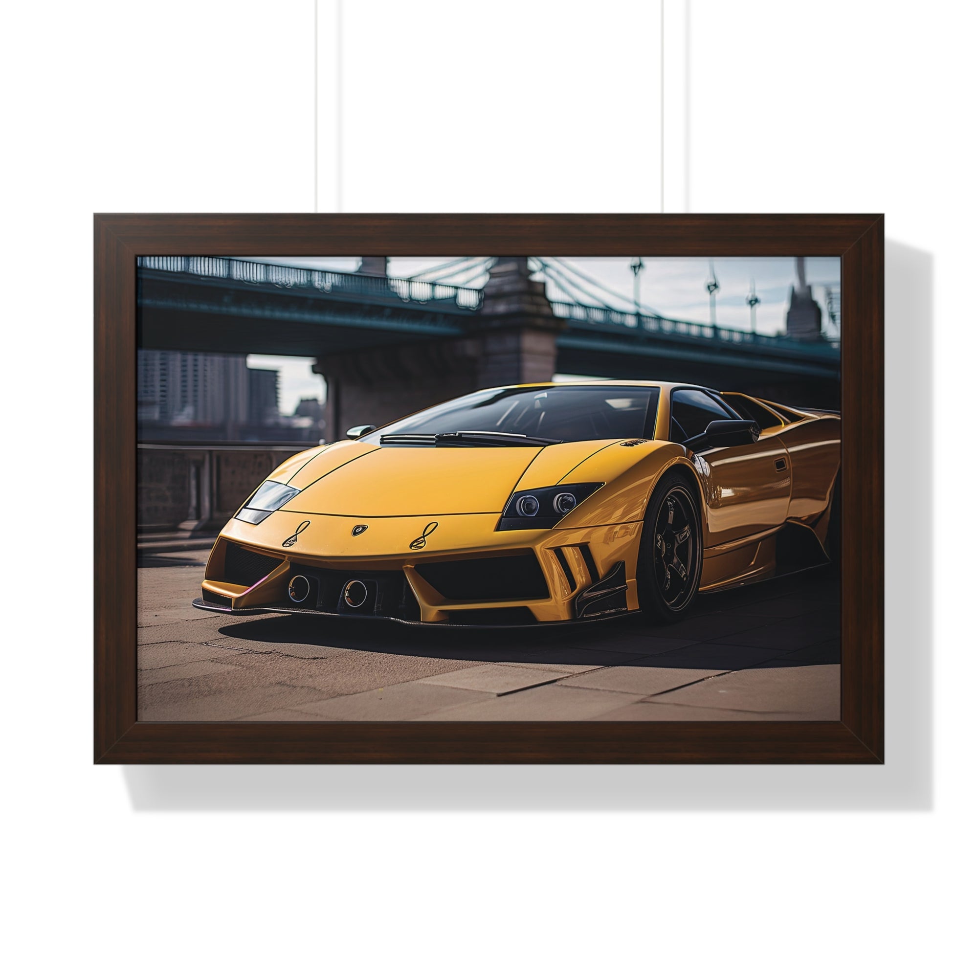Striking Supercar Lamborghini Murciélago Framed Print