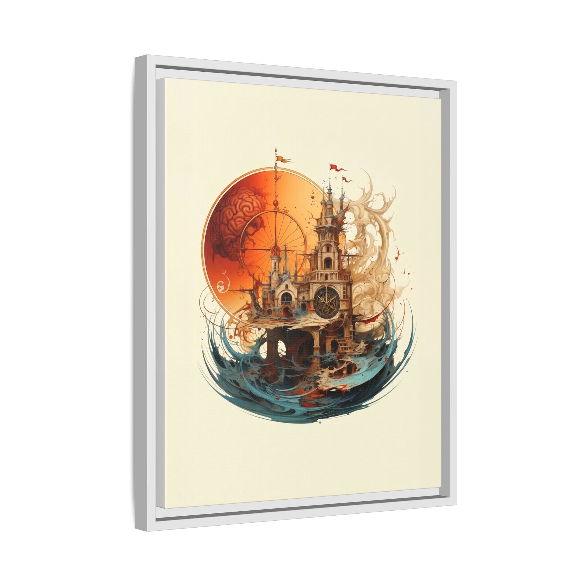 Submerged Legacy Drowning Fortress Wall Art
