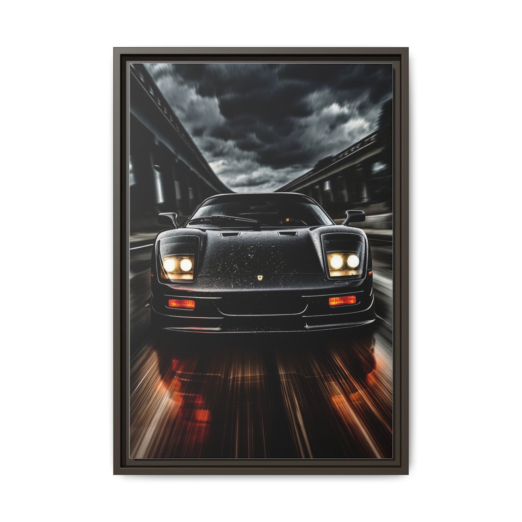 Black Ferrari F40 pop-up Headlights