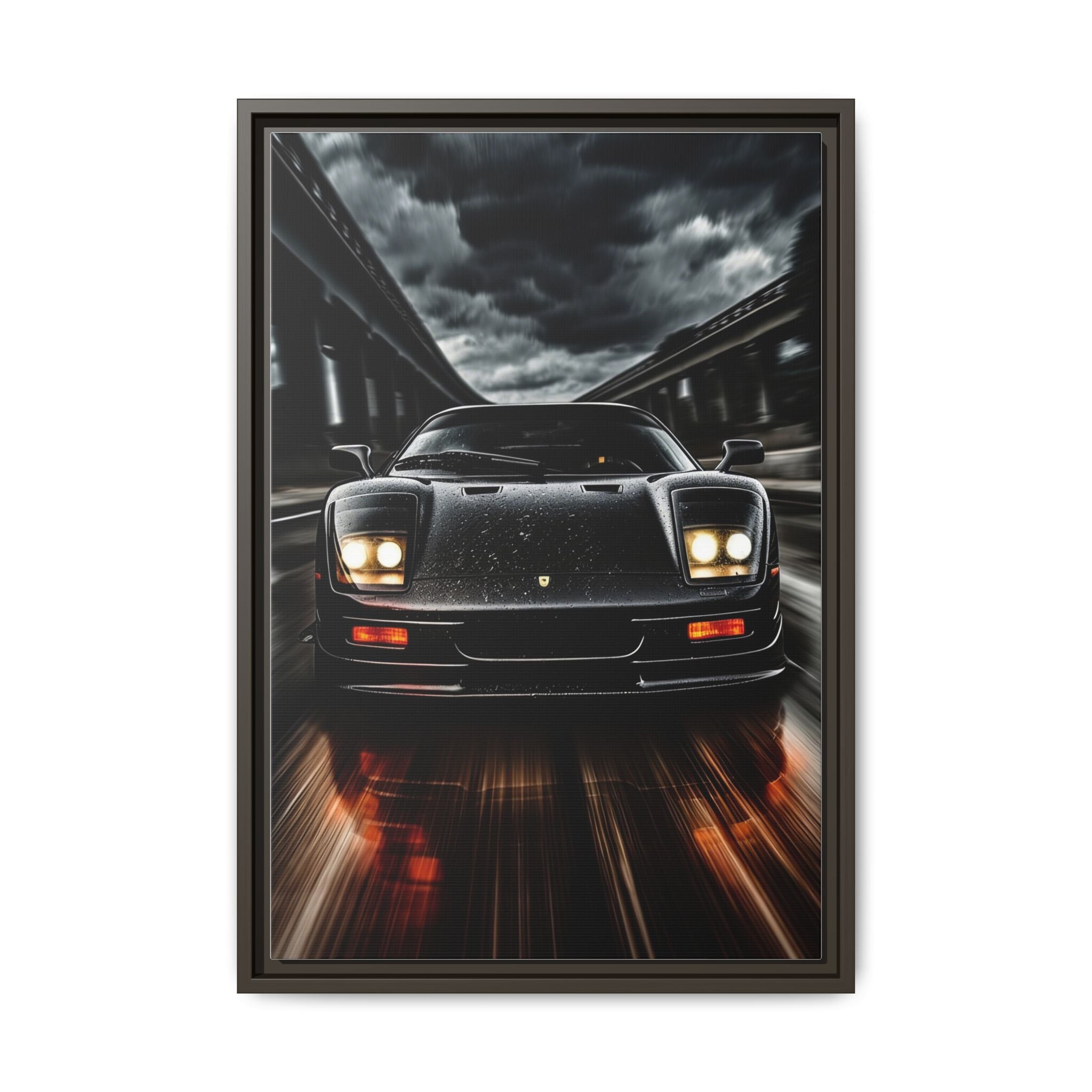 Black Ferrari F40 pop-up Headlights