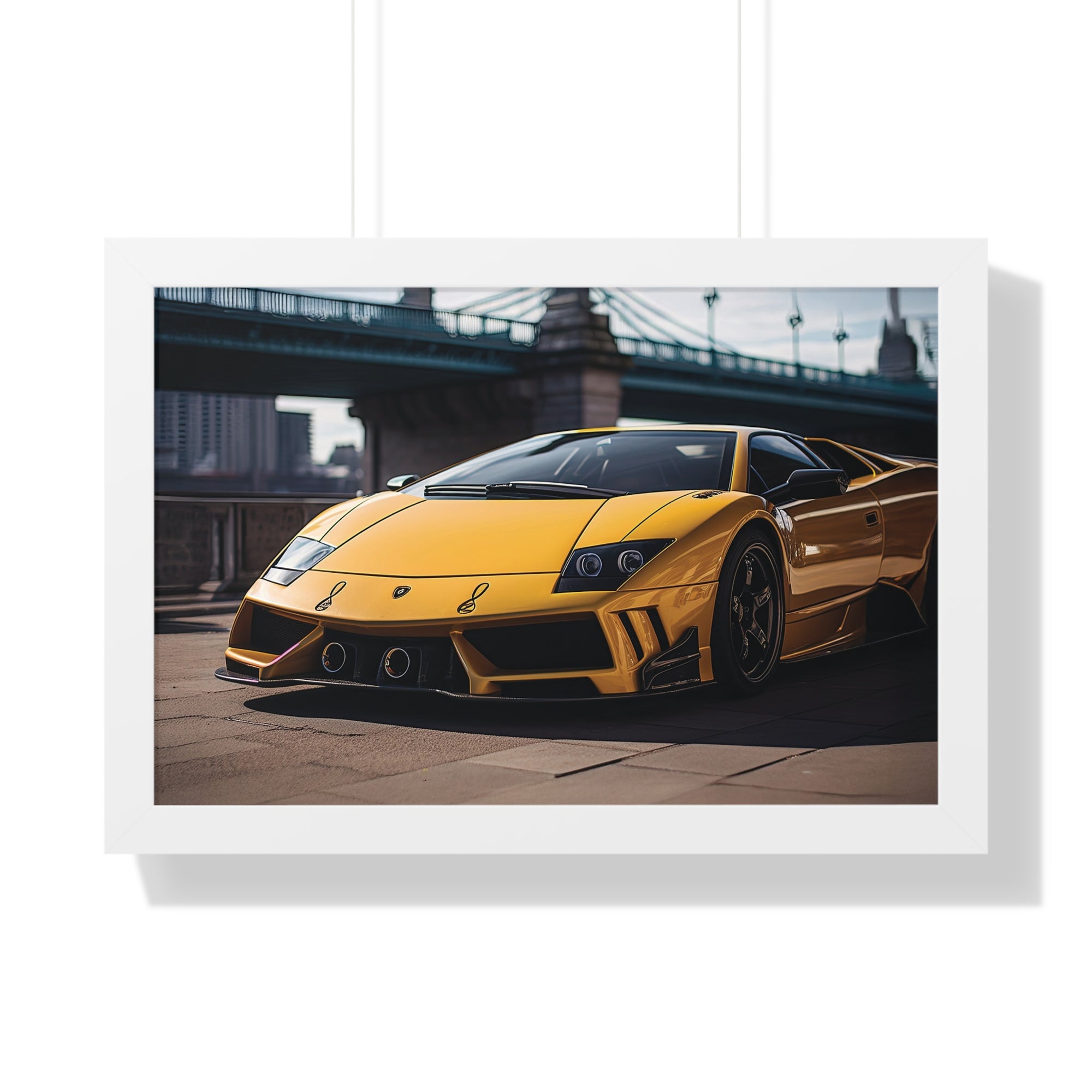 Striking Supercar Lamborghini Murciélago Framed Print