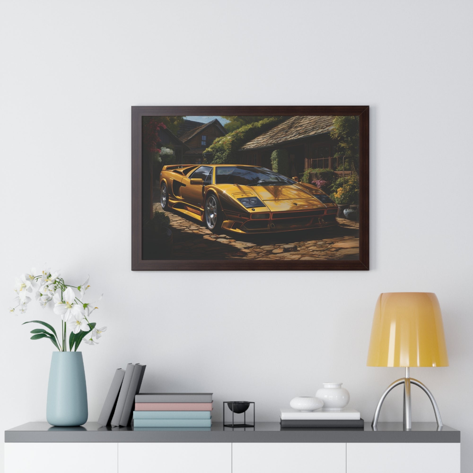 Retro Lamborghini Diablo Print for Collectors