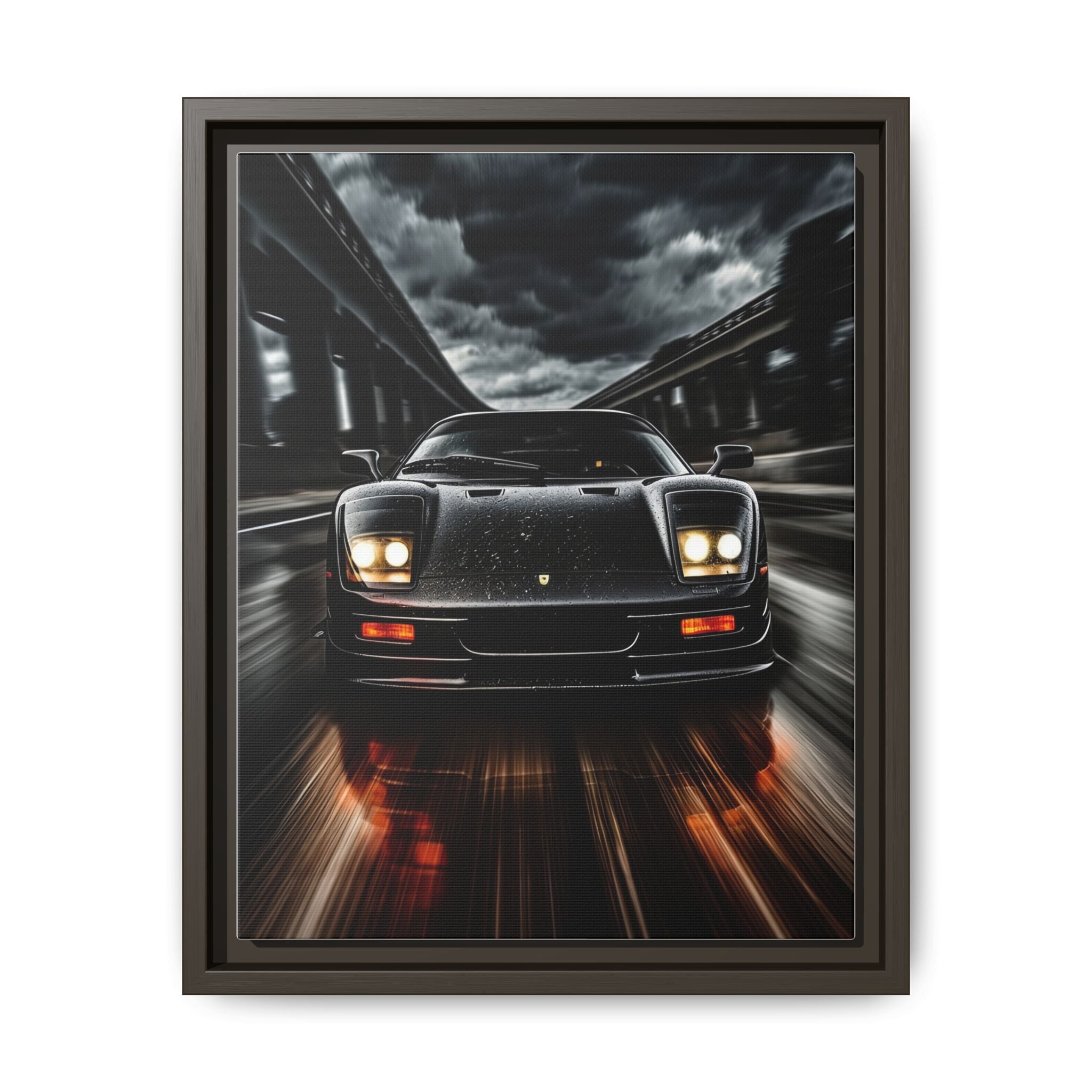 Black Ferrari F40 pop-up Headlights