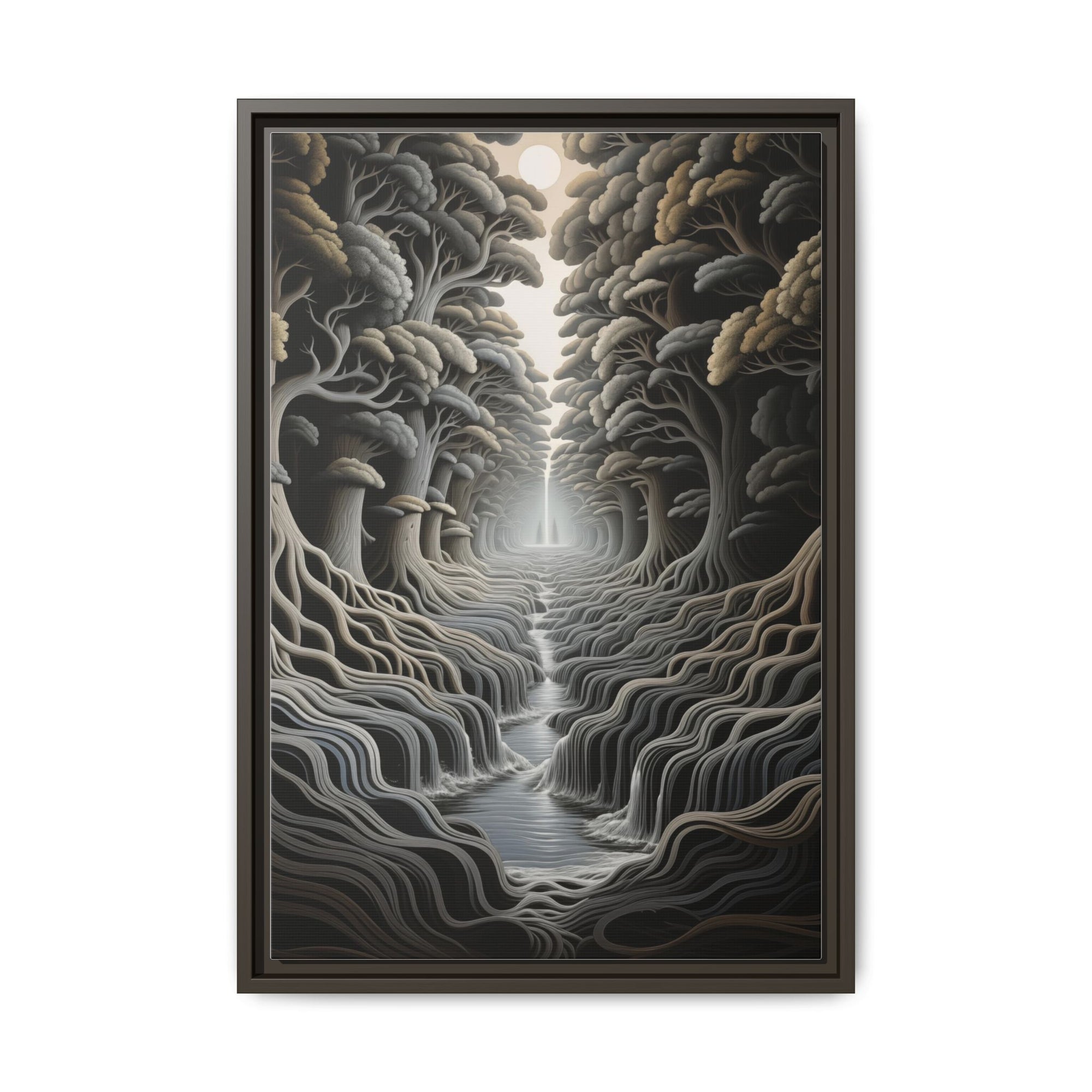 Celestial Forestfall: A Journey Through Light