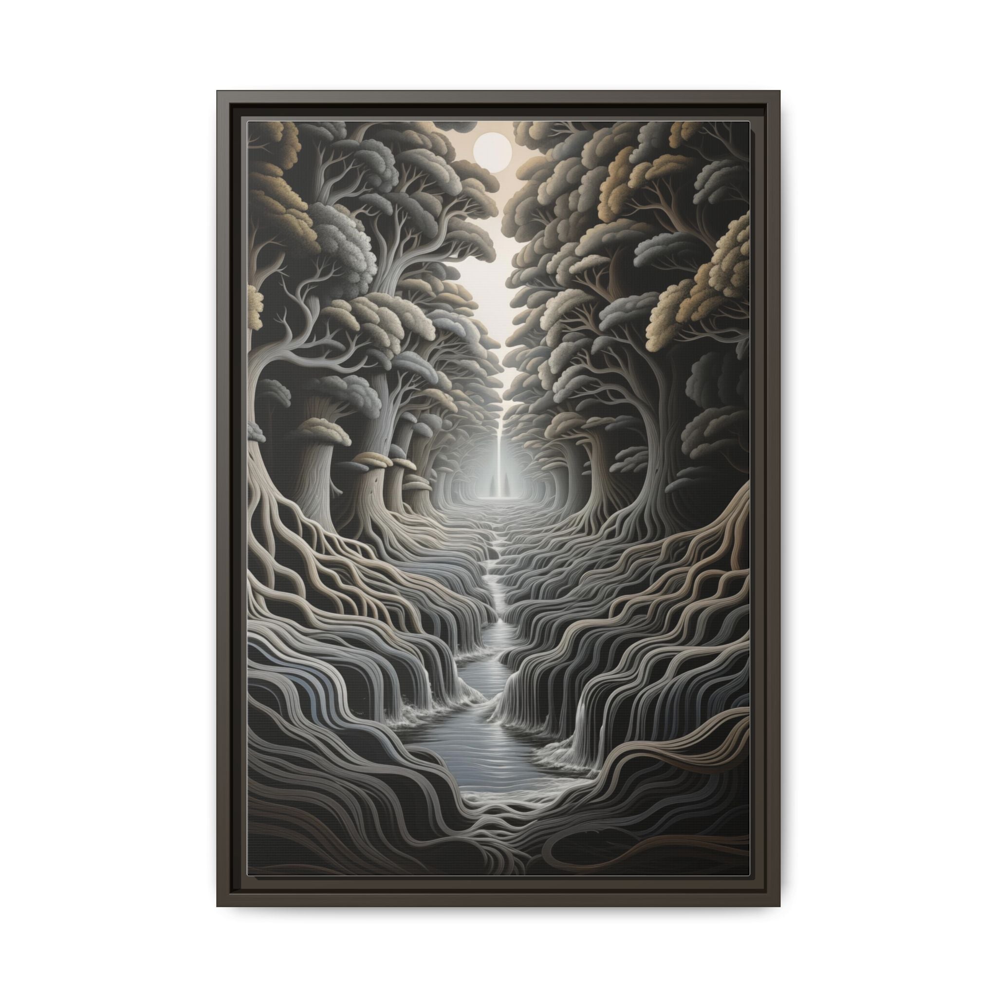 Celestial Forestfall: A Journey Through Light