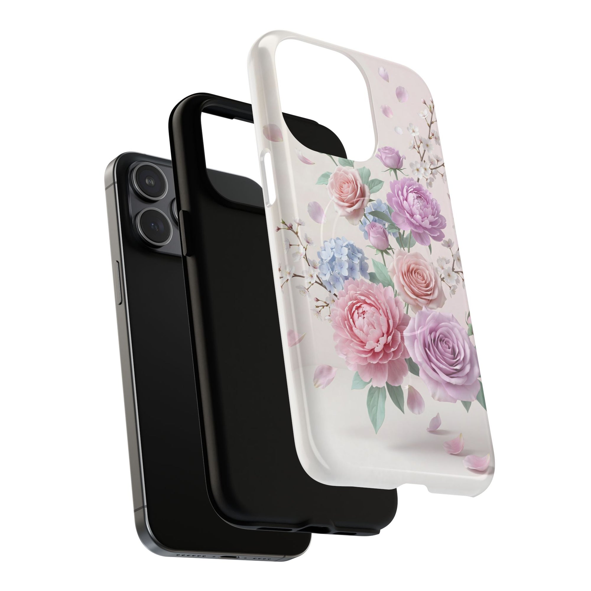 Blush Bloom Floral iPhone Case (MagSafe®)